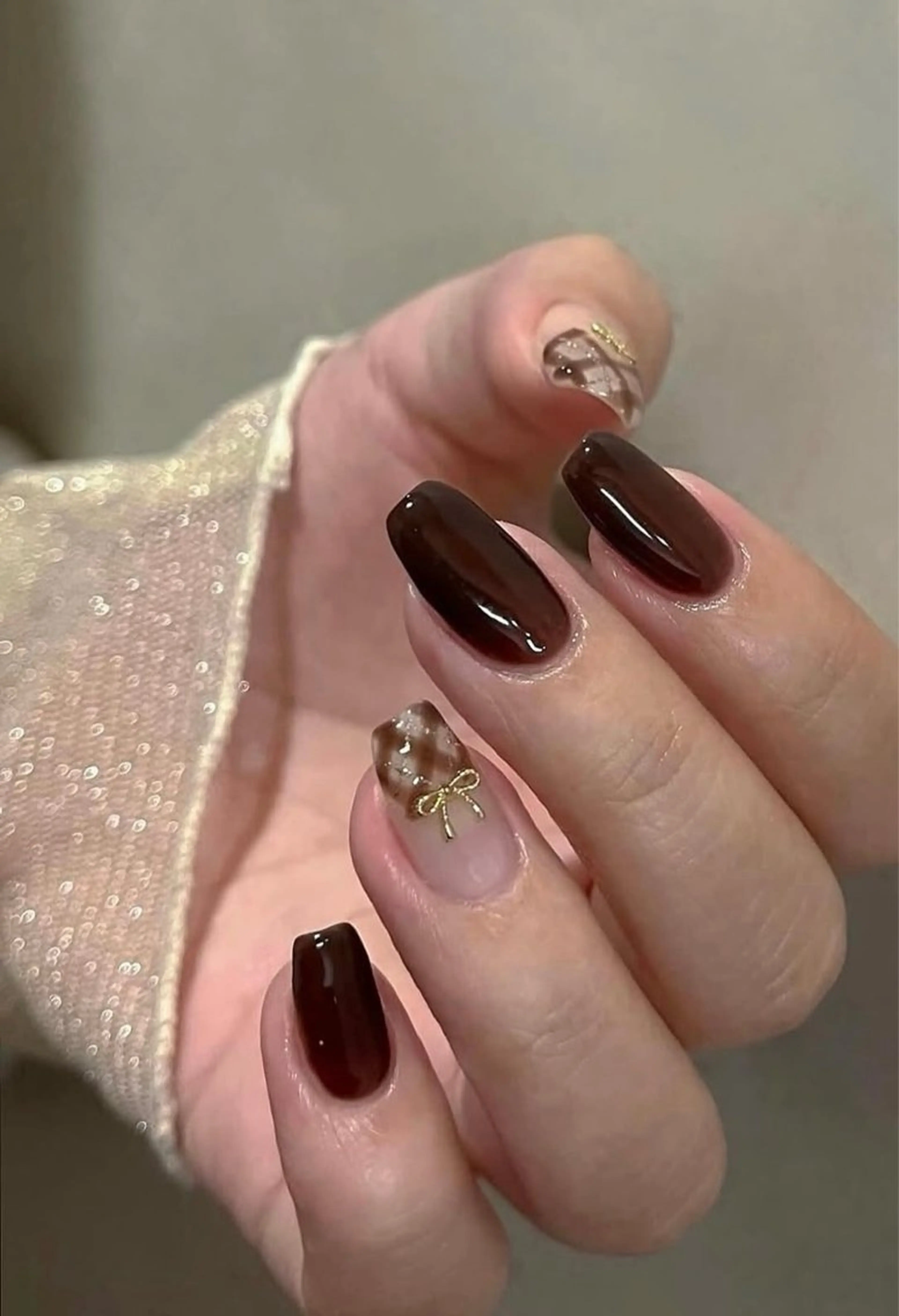 ネイル 韓国ネイル 持ち込み ニュアンスネイル ネイルチップ ハンドネイル TABI ANA.CHUOのネイルデザイン