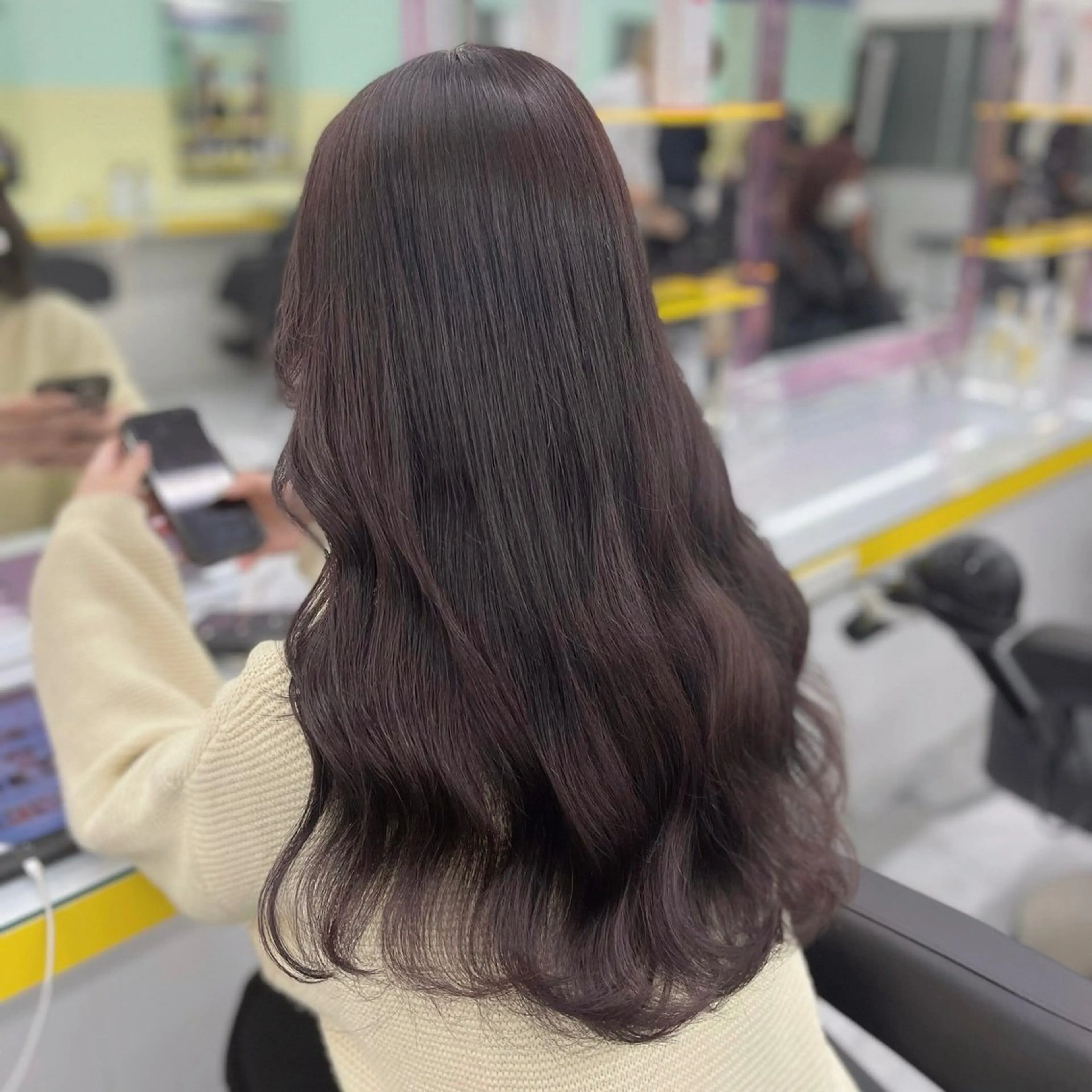 セミロング ヘアカラー トリートメント 🤍髪質改善縮毛矯正 🤍久保大和のヘアスタイル