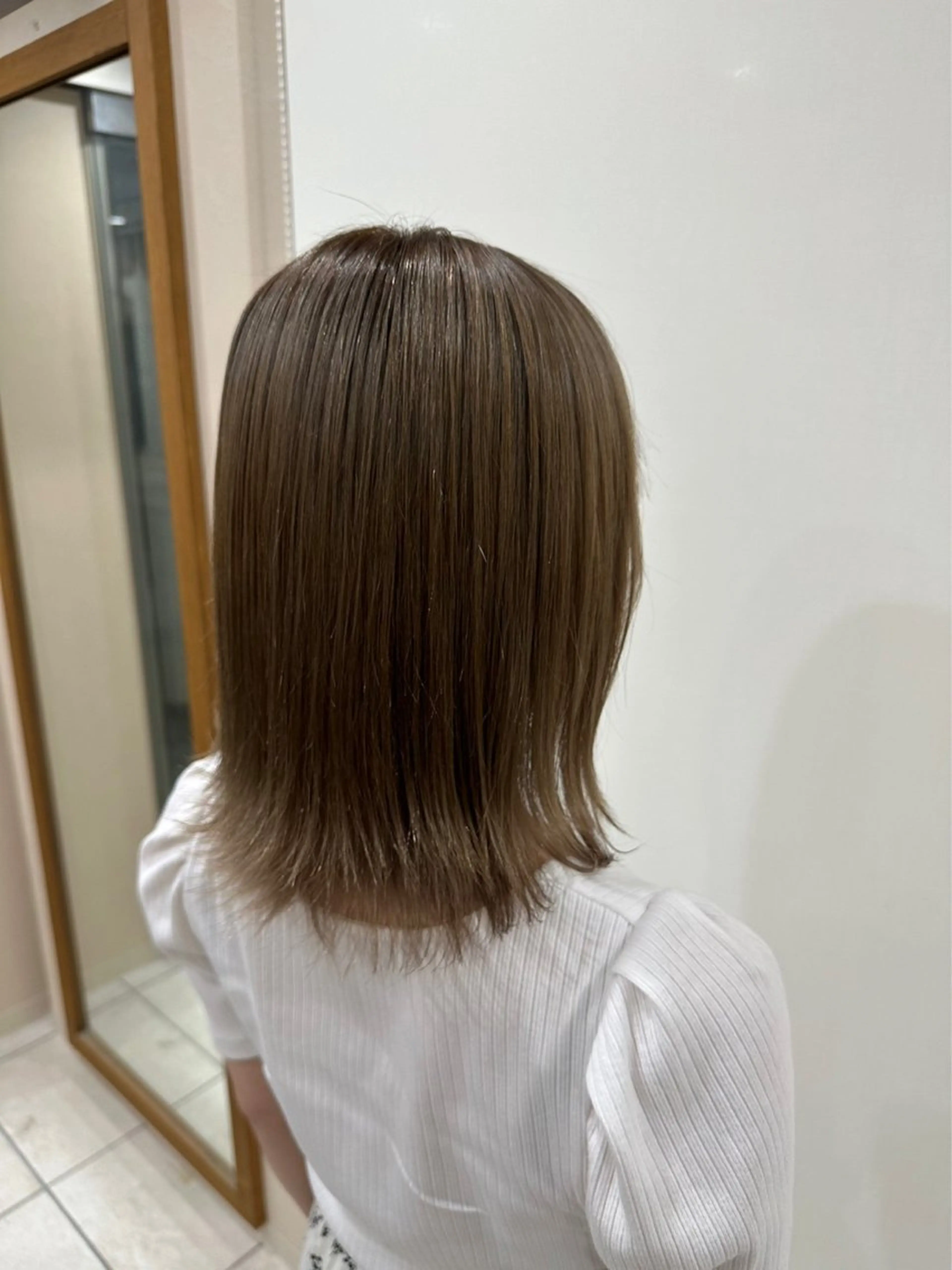 セミロング カラー amble luxe 髪質改善 💕のヘアスタイル