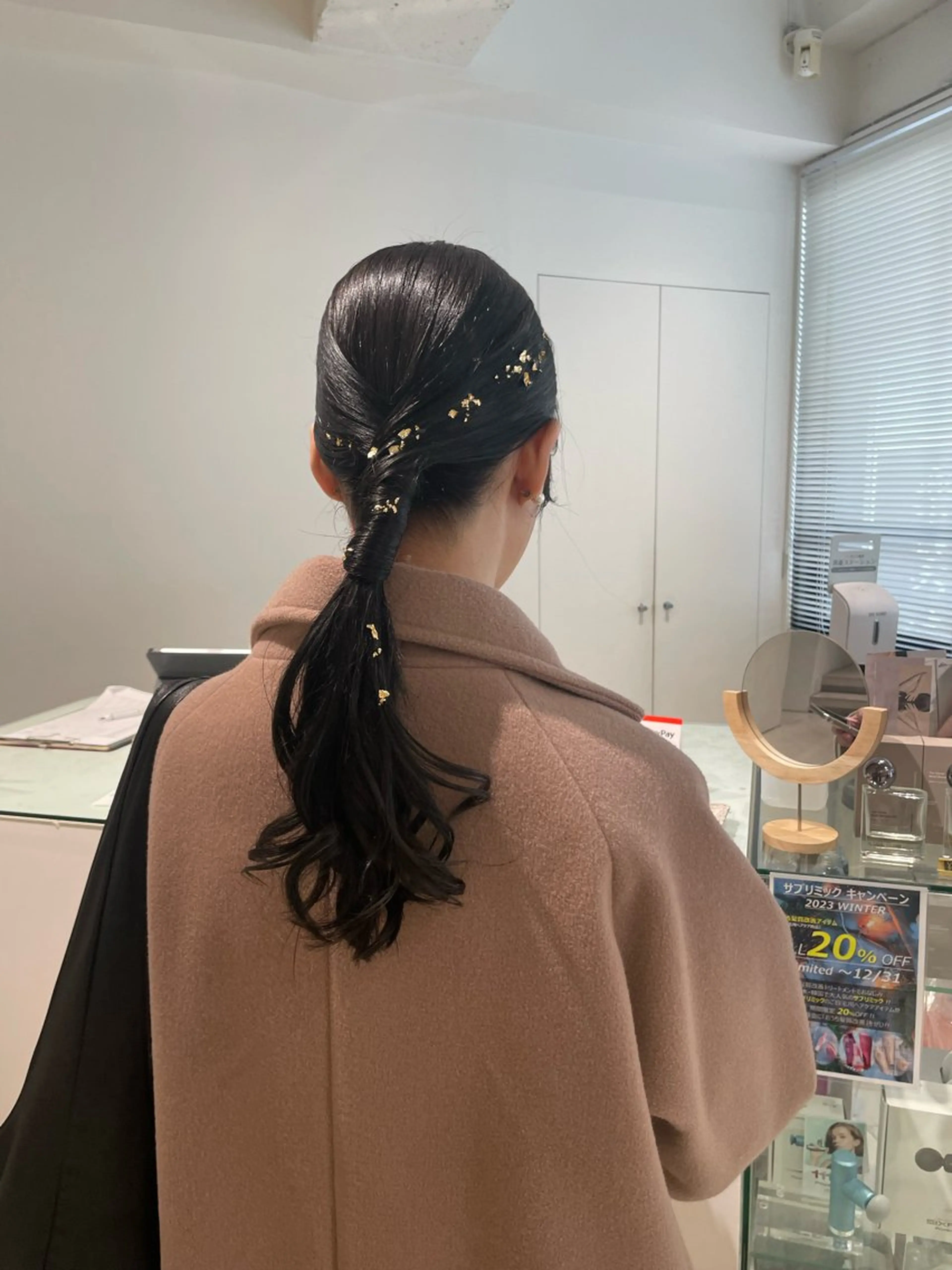 セミロング ヘアアレンジ ヘアセット loely 💞miyuのヘアスタイル
