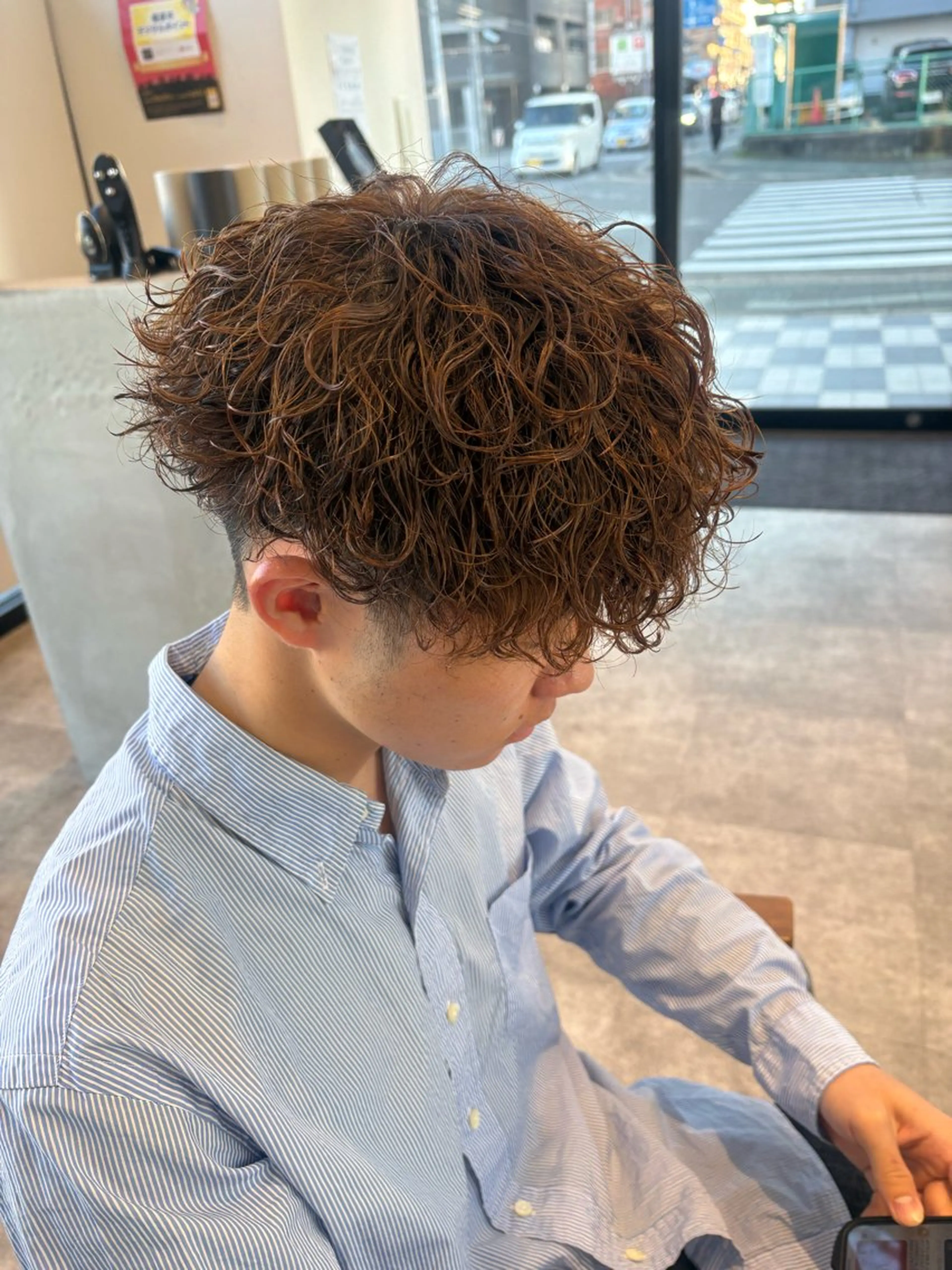 パーマ メンズ 中島 耀一朗のヘアスタイル