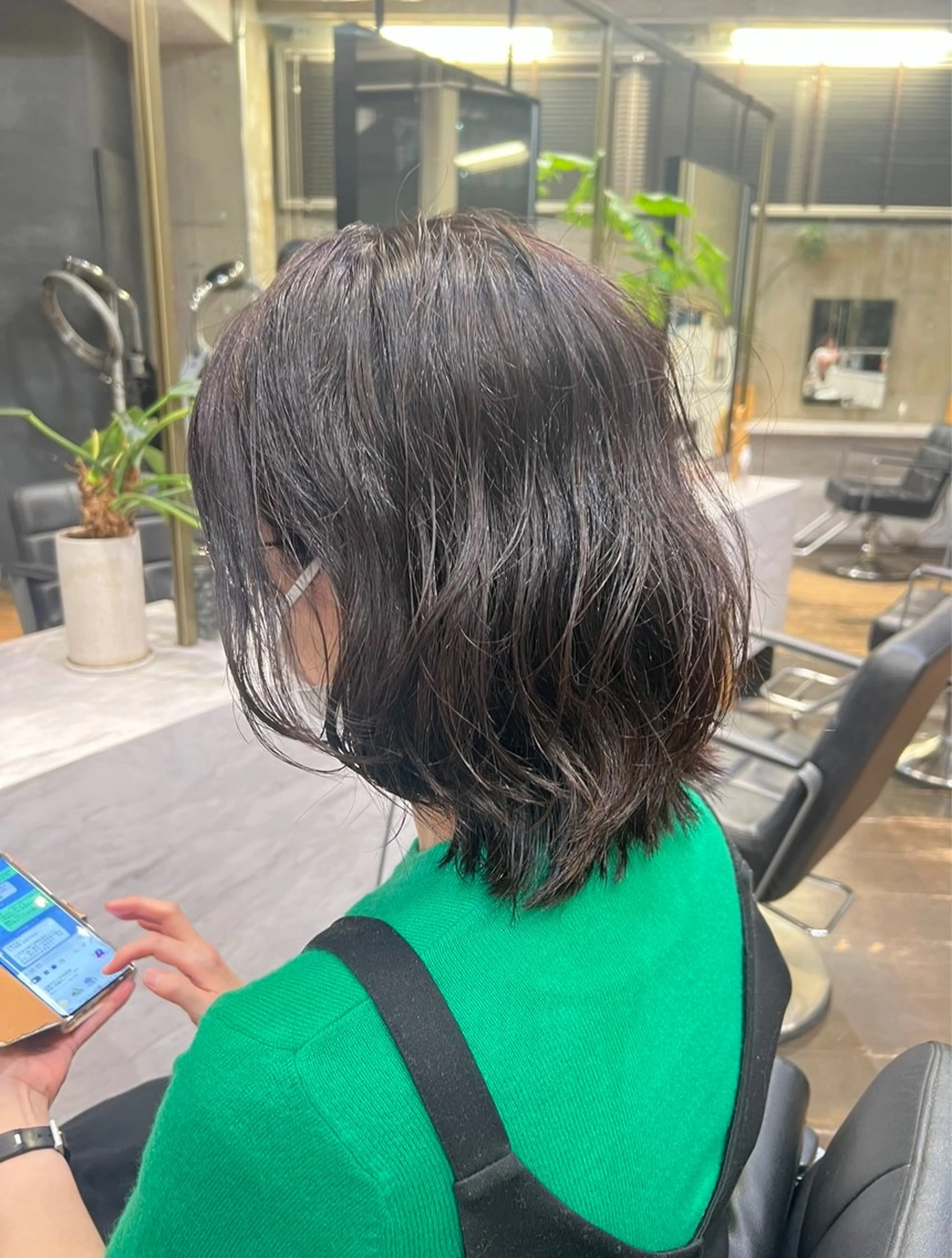 ミディアム カラー 透明感カラー グレージュ ラベンダーカラー ラベンダーグレージュ ラベンダーグレー ヘアカラー ROBBY所属・松井美樹/似合わせ ガーリー・韓国のヘアスタイル