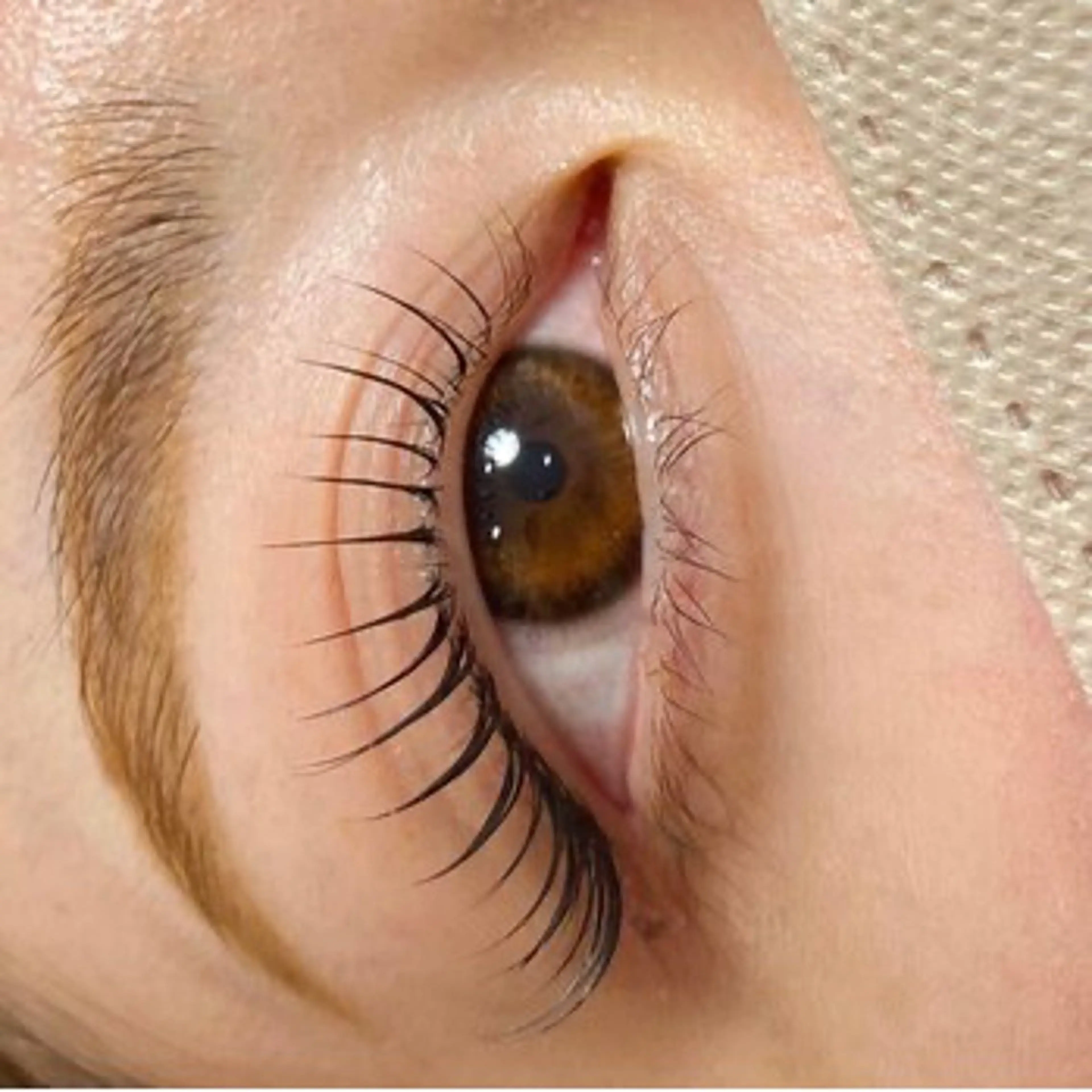 上まつげパーマの写真