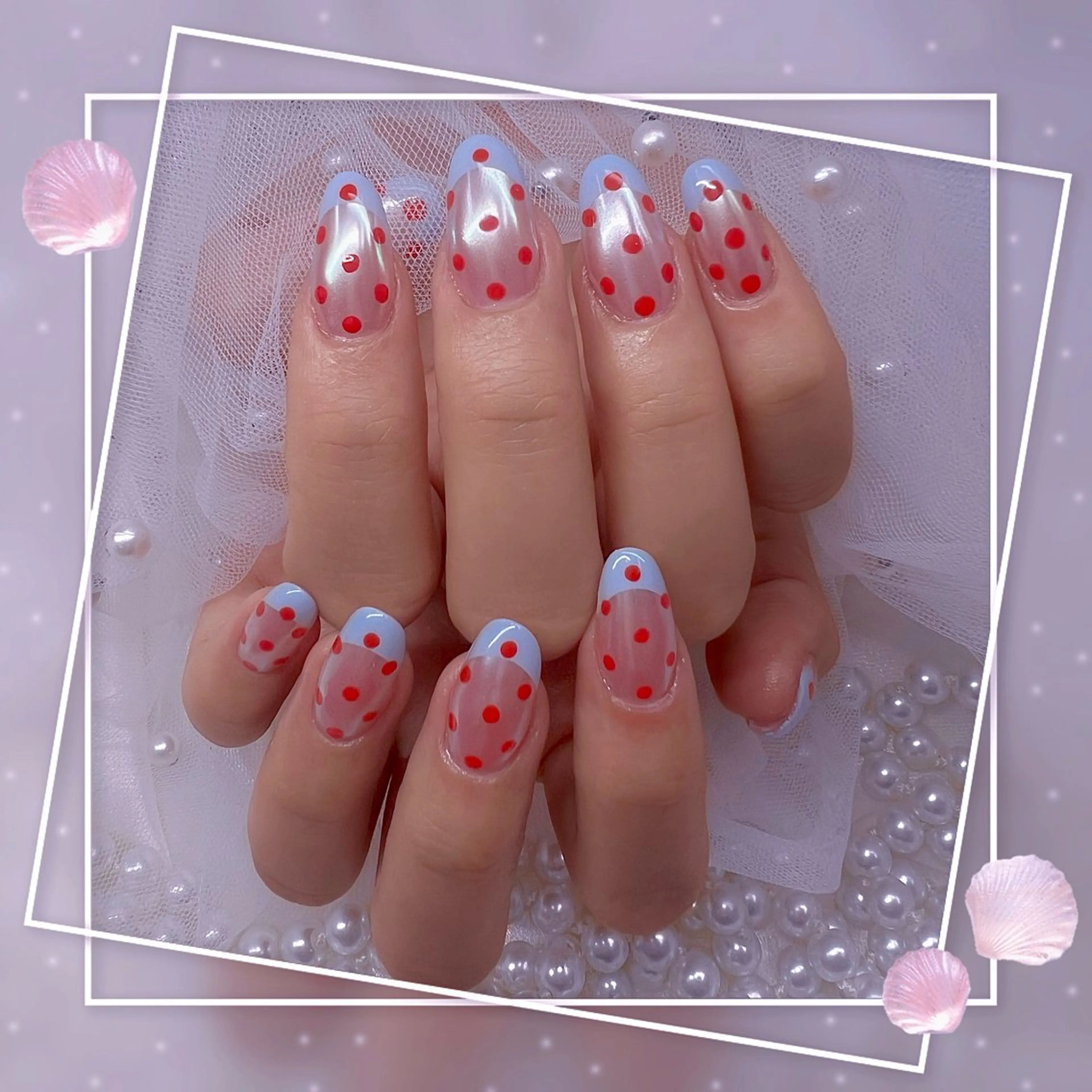 ネイル チークネイル フレンチネイル ガーリー グラデーション マグネットネイル ハンドネイル ハンドケア Chill Nailsalonのネイルデザイン