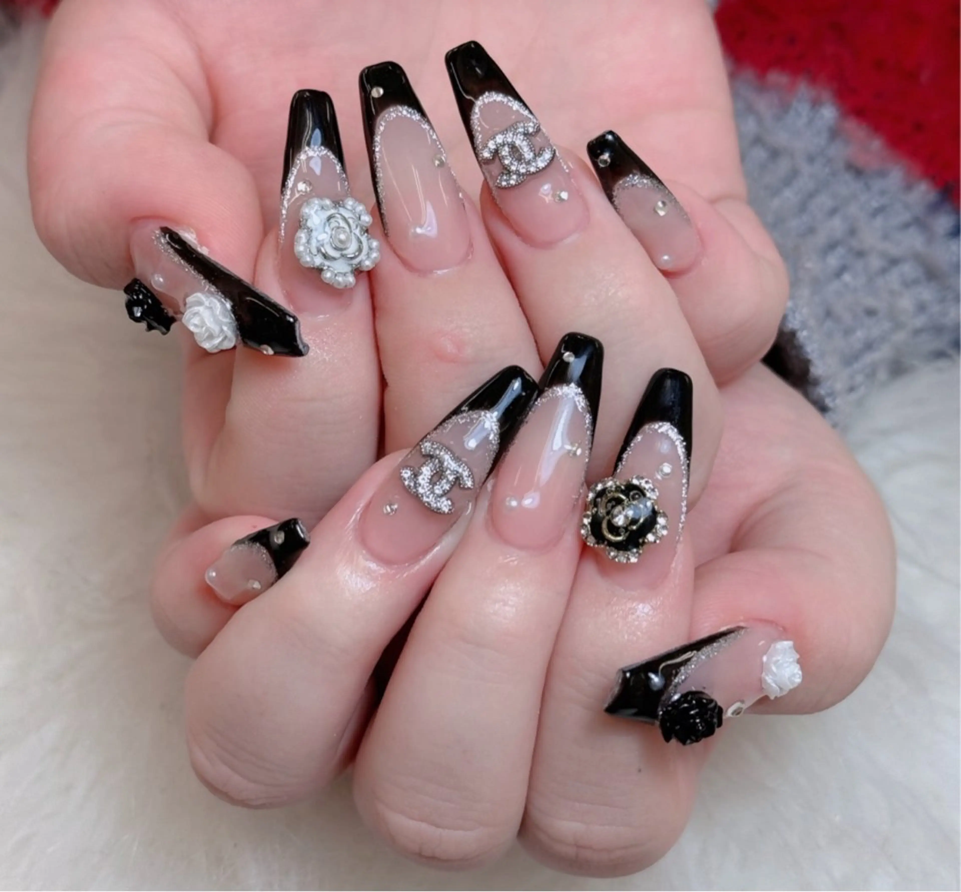 ネイル ジェルネイル 韓国ネイル マグネットネイル ネイルチップ 冬ネイル Lenie Nail Salonのネイルデザイン