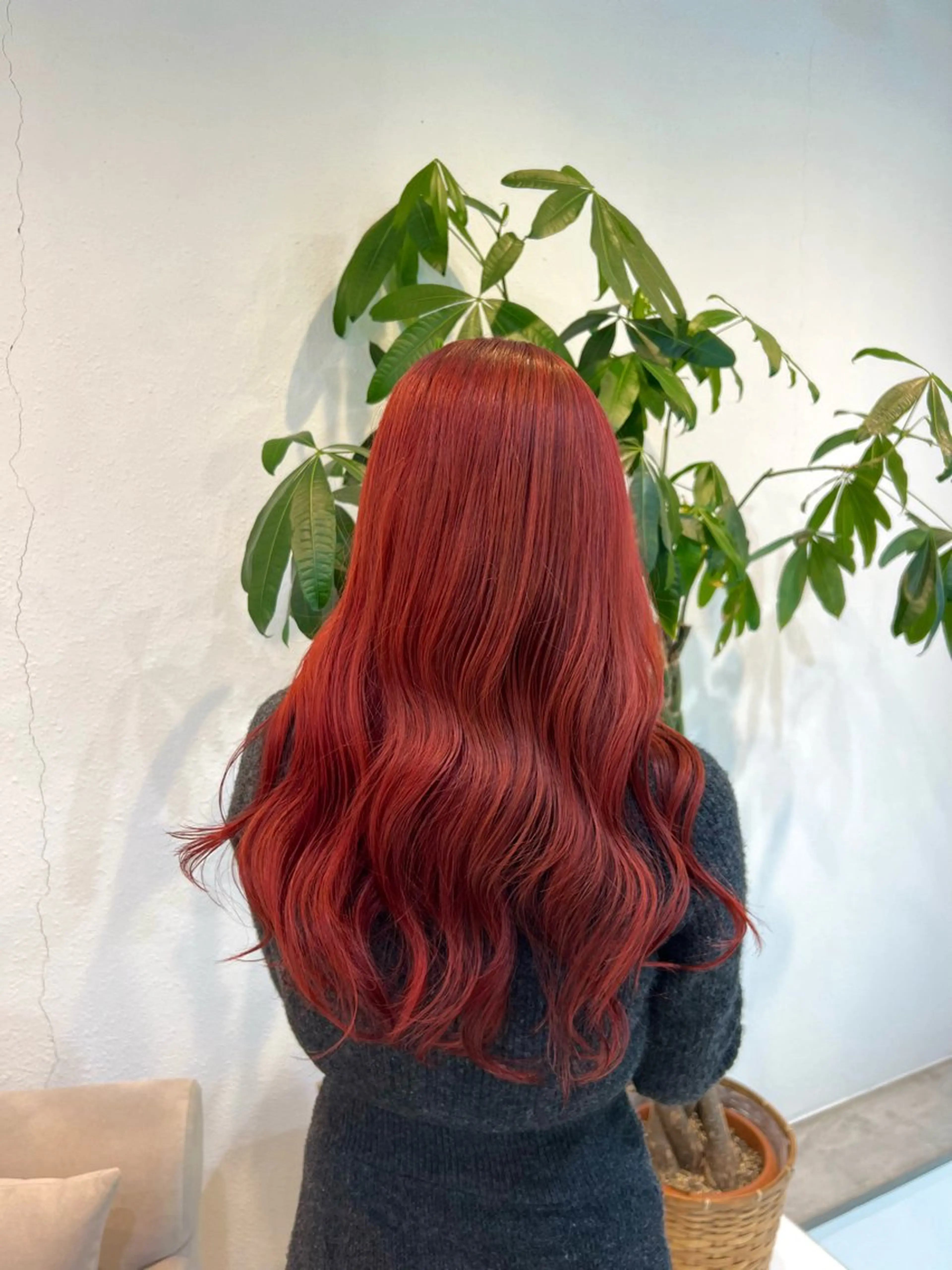 ロング ヘアカラー トリートメント ブリーチカラー🦋‪ 田中さくらのヘアスタイル