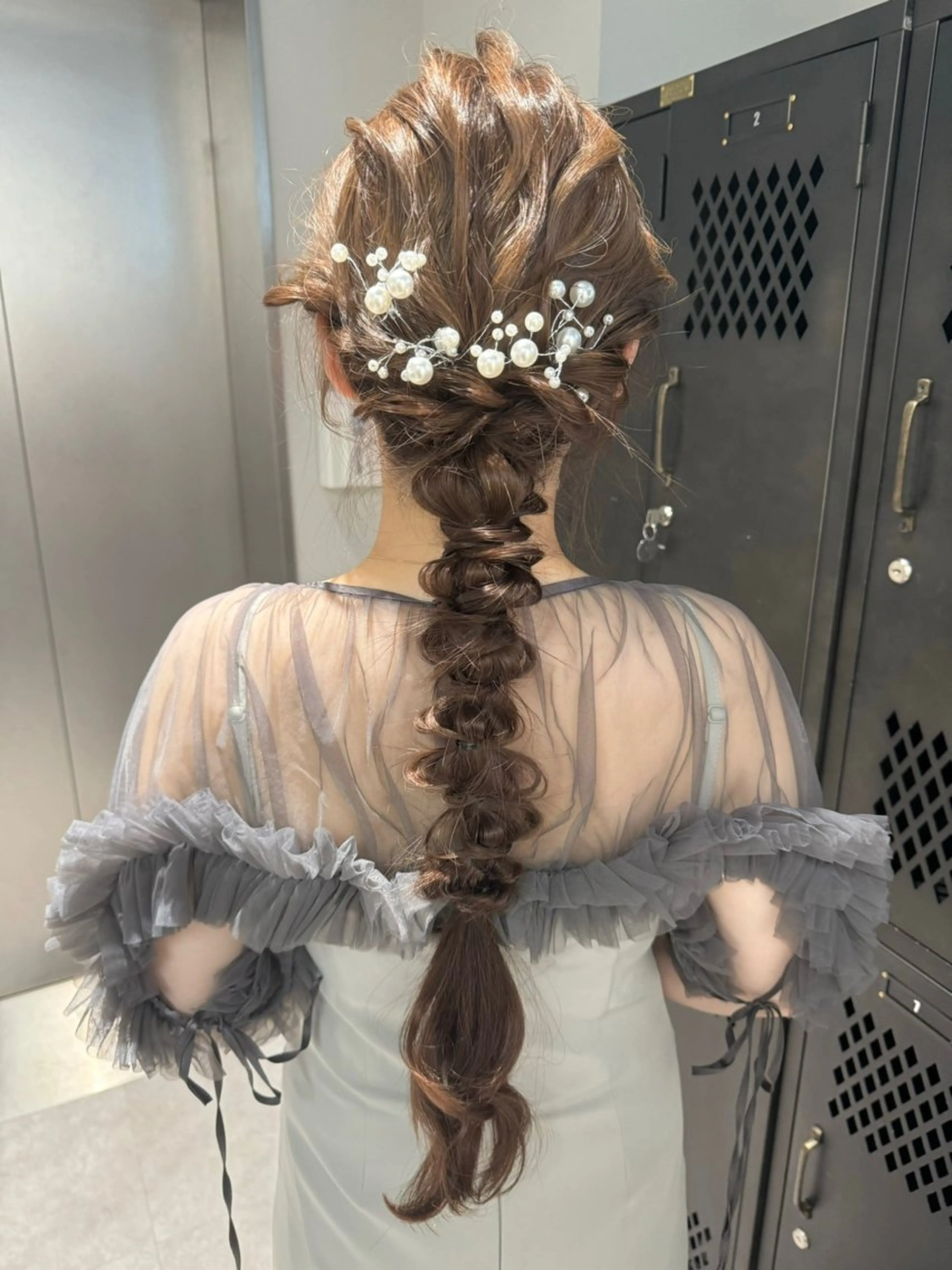 ロング ヘアセット 銀座/顔周りレイヤー 🤍kanohoのヘアスタイル