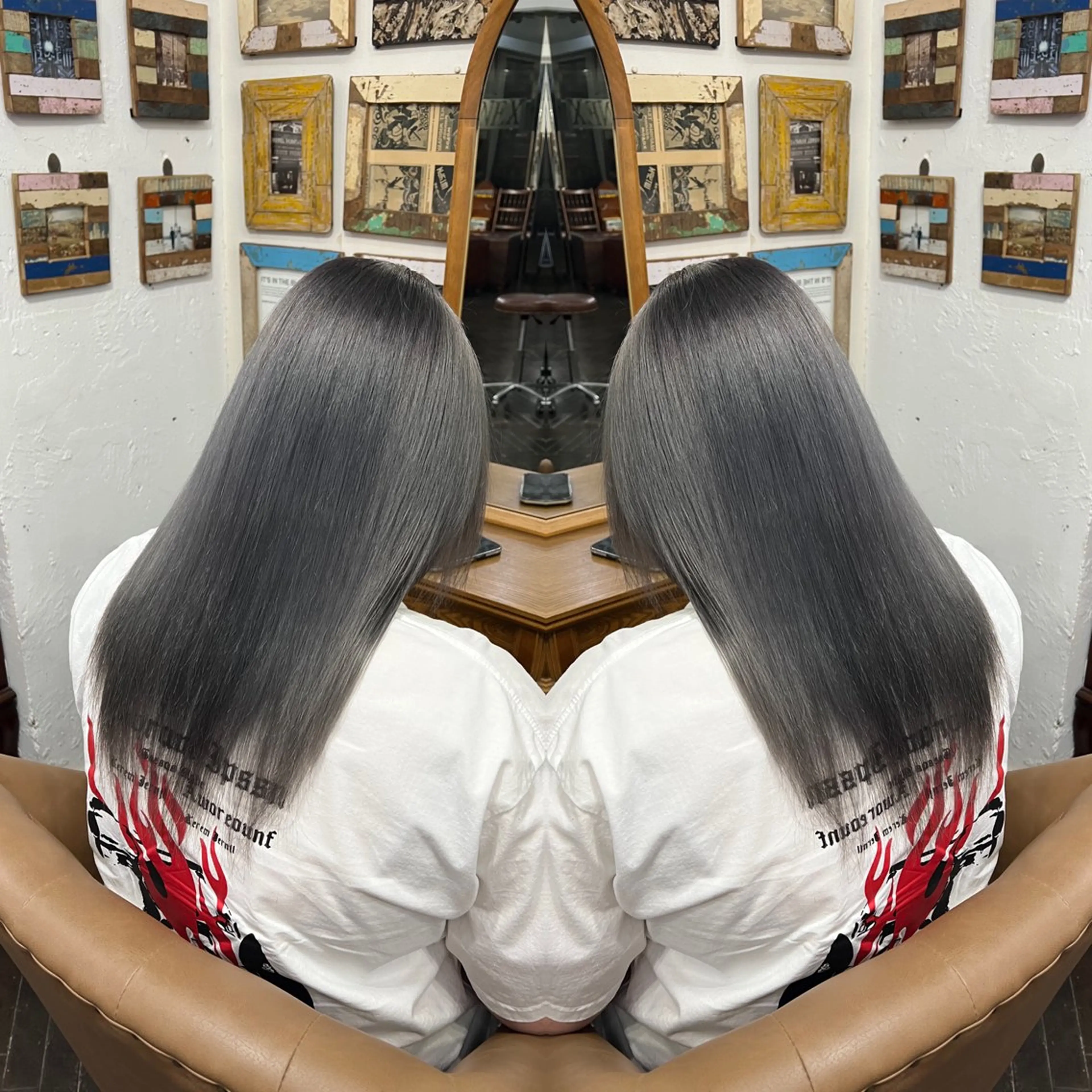 ロング カラー レイヤー/ボブ/ ミニボブ/AOIのヘアスタイル