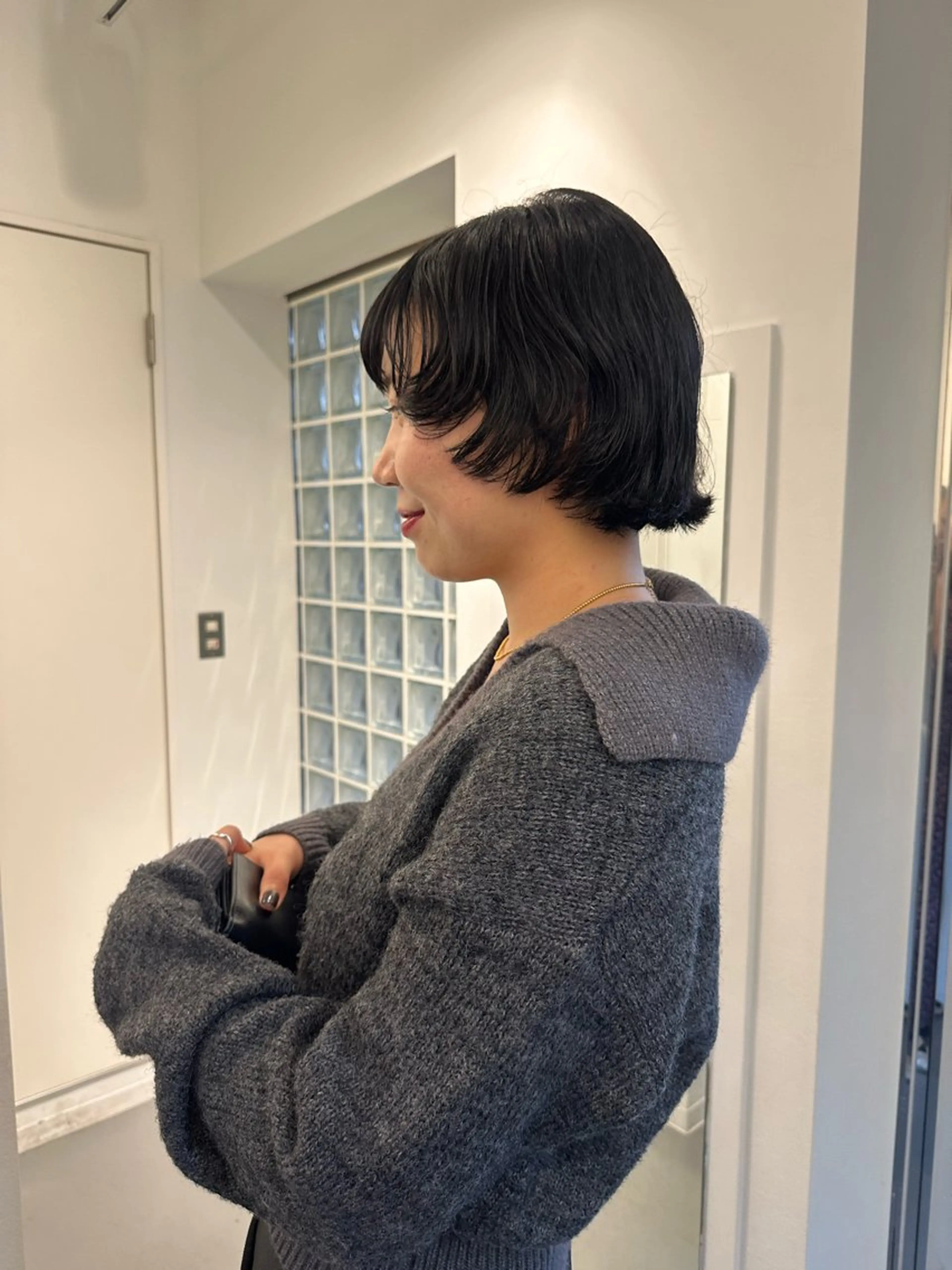 ミディアム カット お悩み解決パーマ hana🩰のヘアスタイル