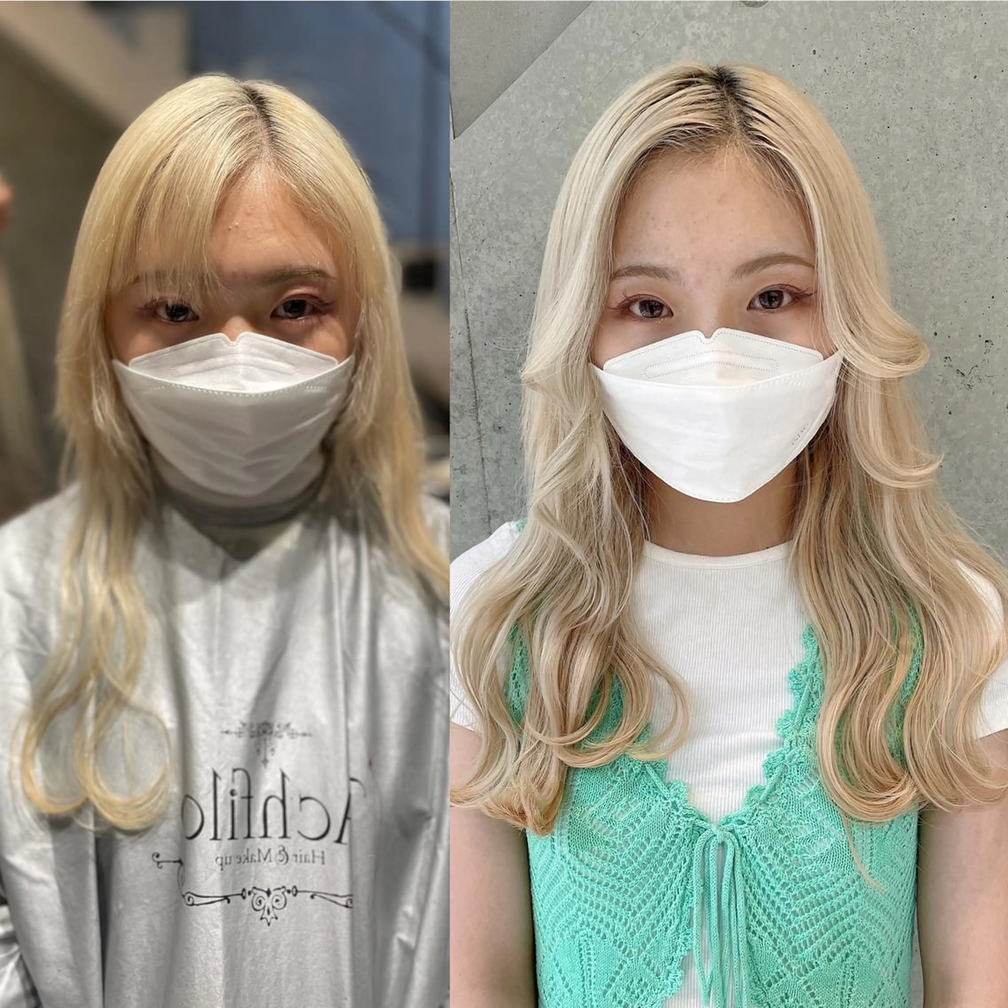セミロング ACHFILO モデル募集のヘアスタイル