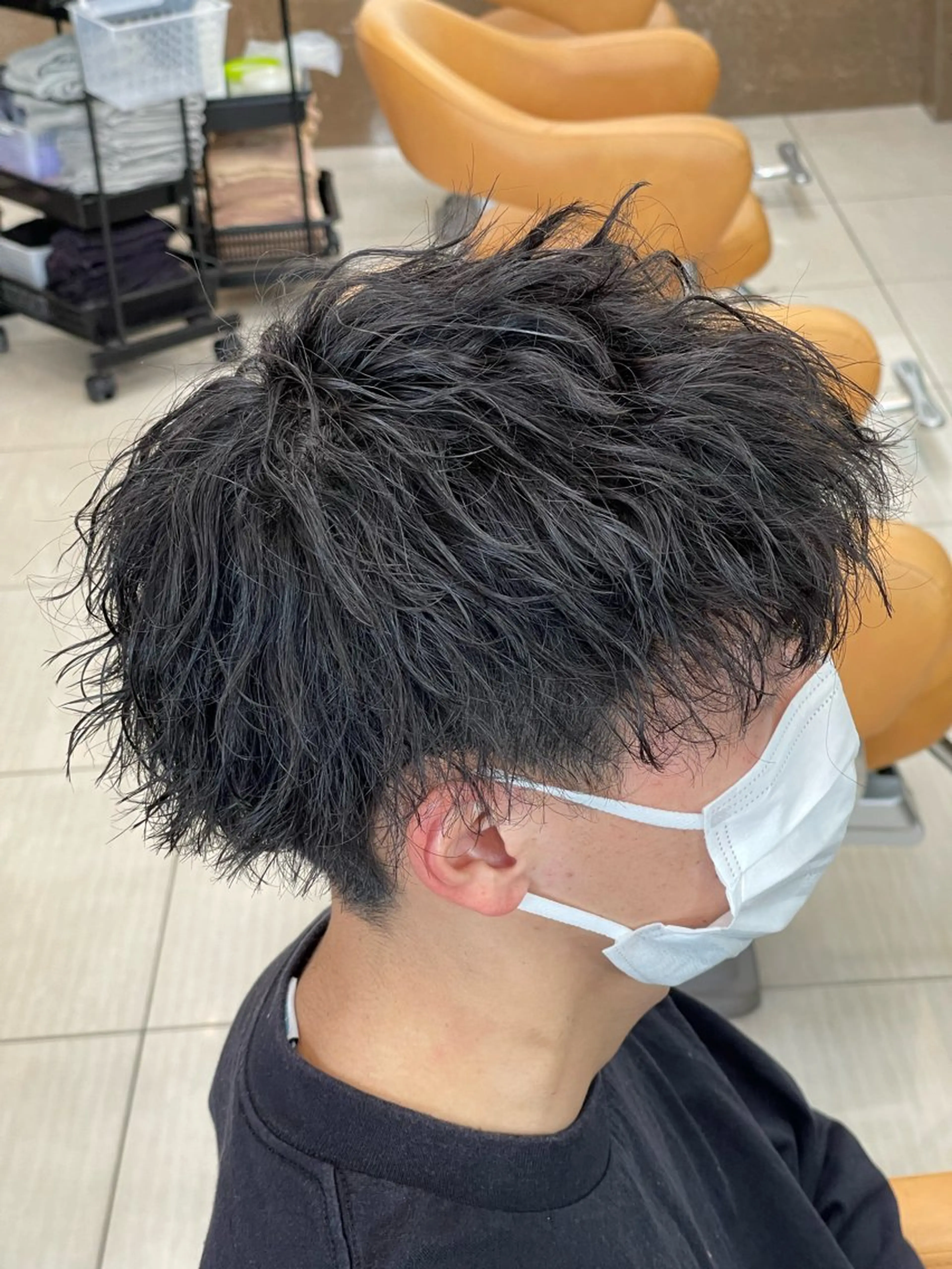 ショート パーマ パーマ SOYON西大寺店所属・ダブルカラー/ 髪質改善💎安藤のヘアスタイル