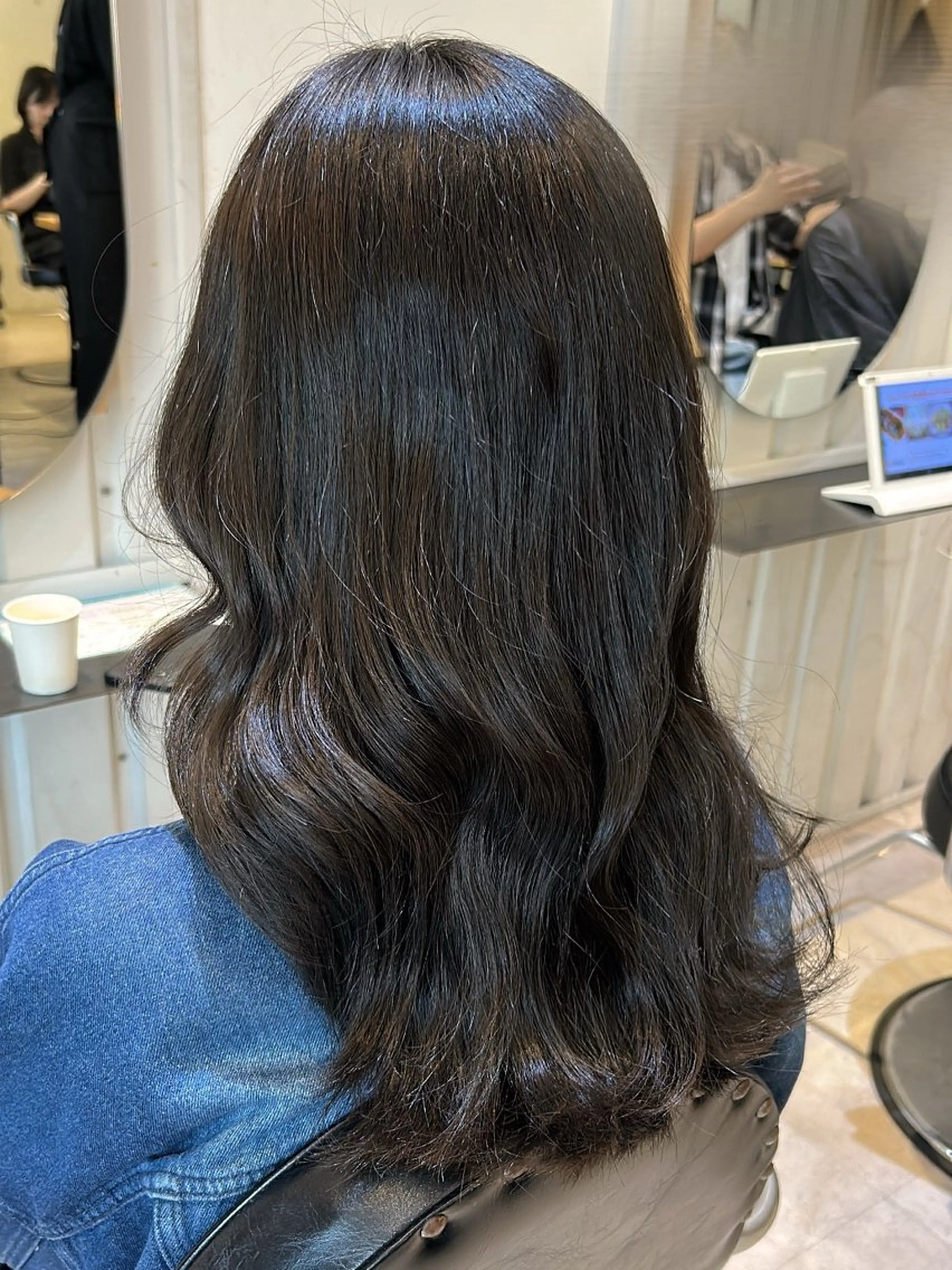 カラー グレージュ オリーブグレージュ オリーブグレー カット ヘアカラー 赤み消し艶カラー🍀 縮毛矯正/HIROのヘアスタイル