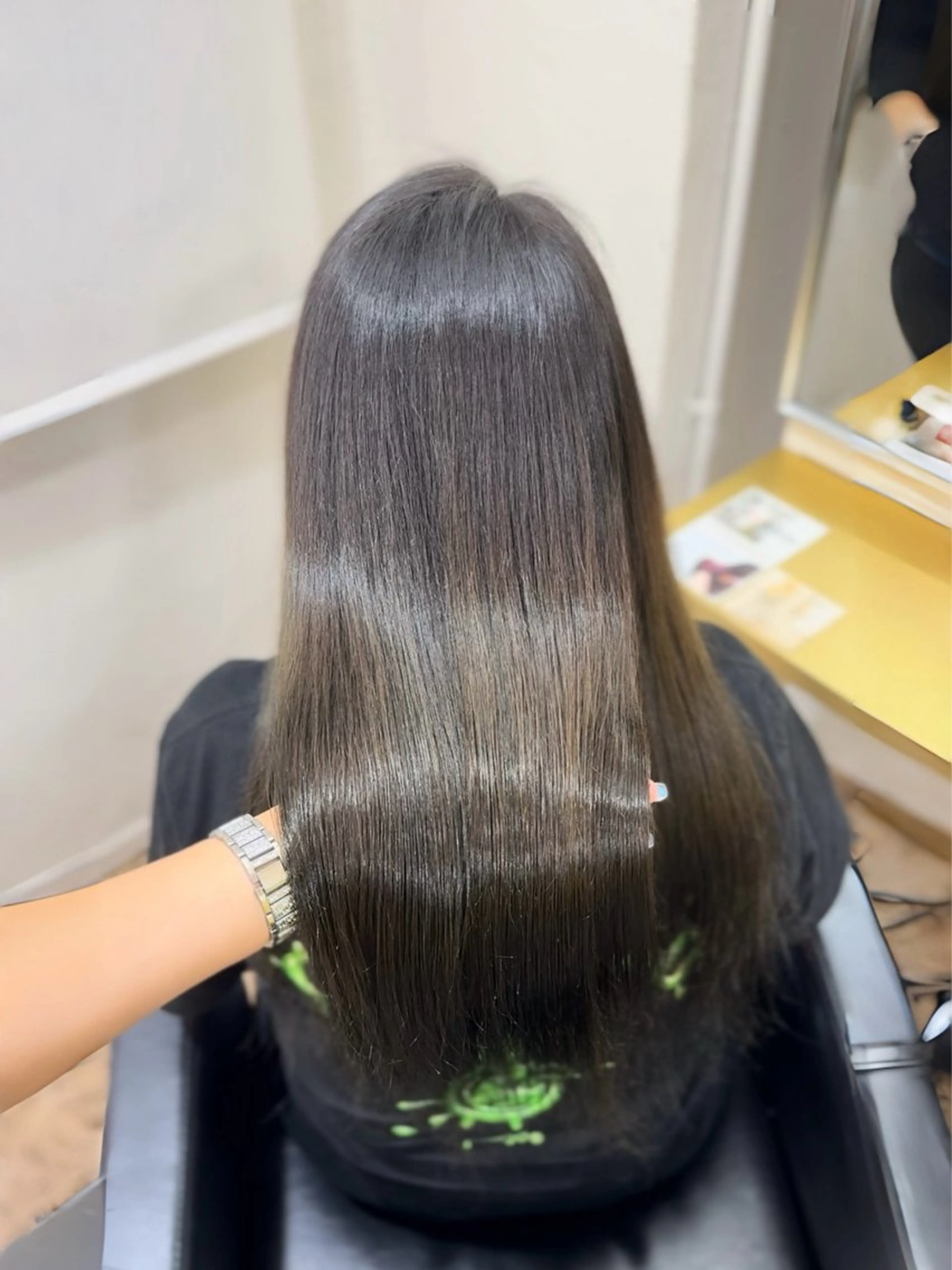 ロング カラー ヘアカラー トリートメント 茶屋町/ワンカラー RAN　モデル募集中のヘアスタイル
