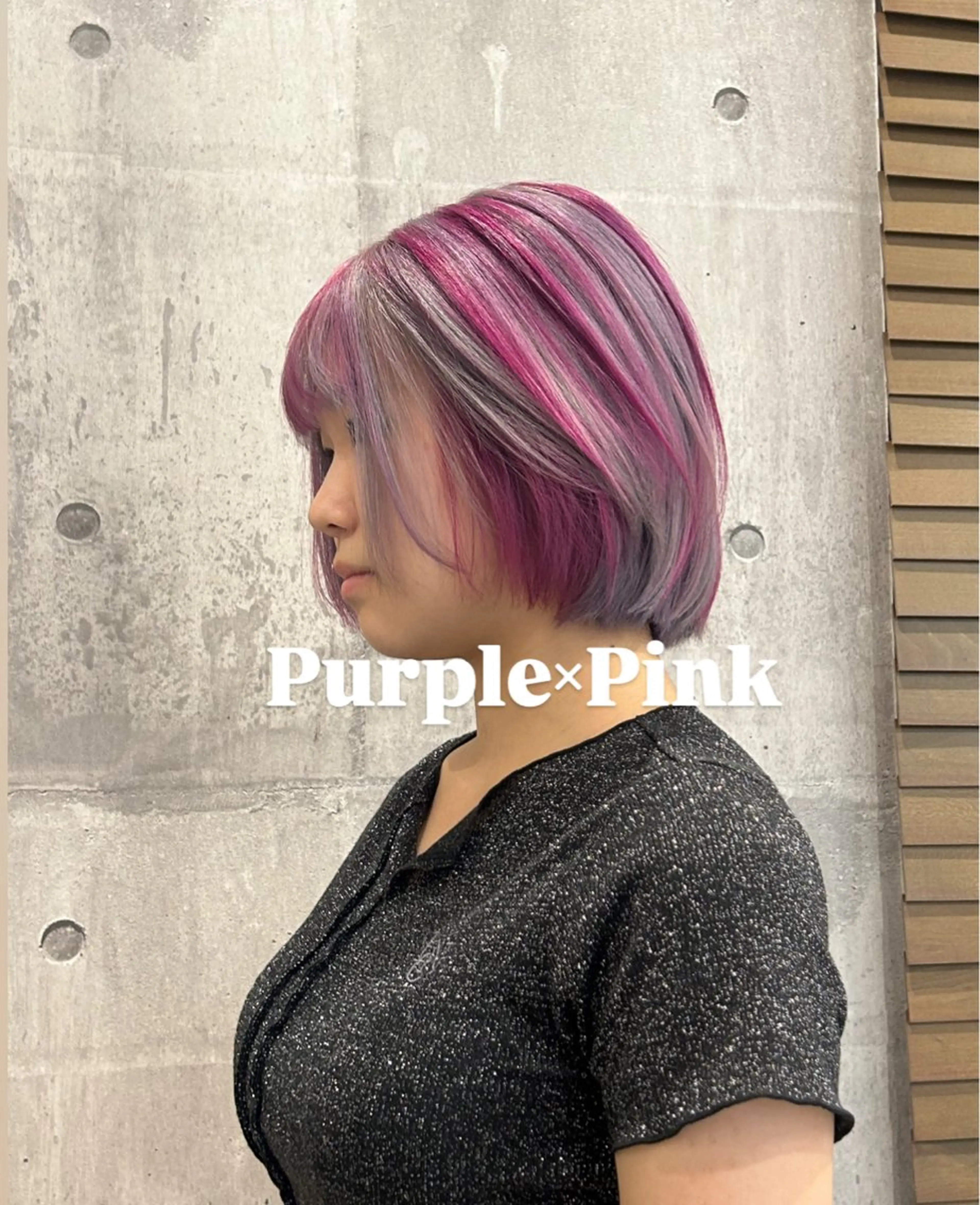 ミディアム カラー ブリーチ ケアブリーチ ピンクカラー 髪質改善 ヘアカラー PRODUCTIONS宇都宮所属・宇都宮唯一の薬剤使用 Ryukiのヘアスタイル