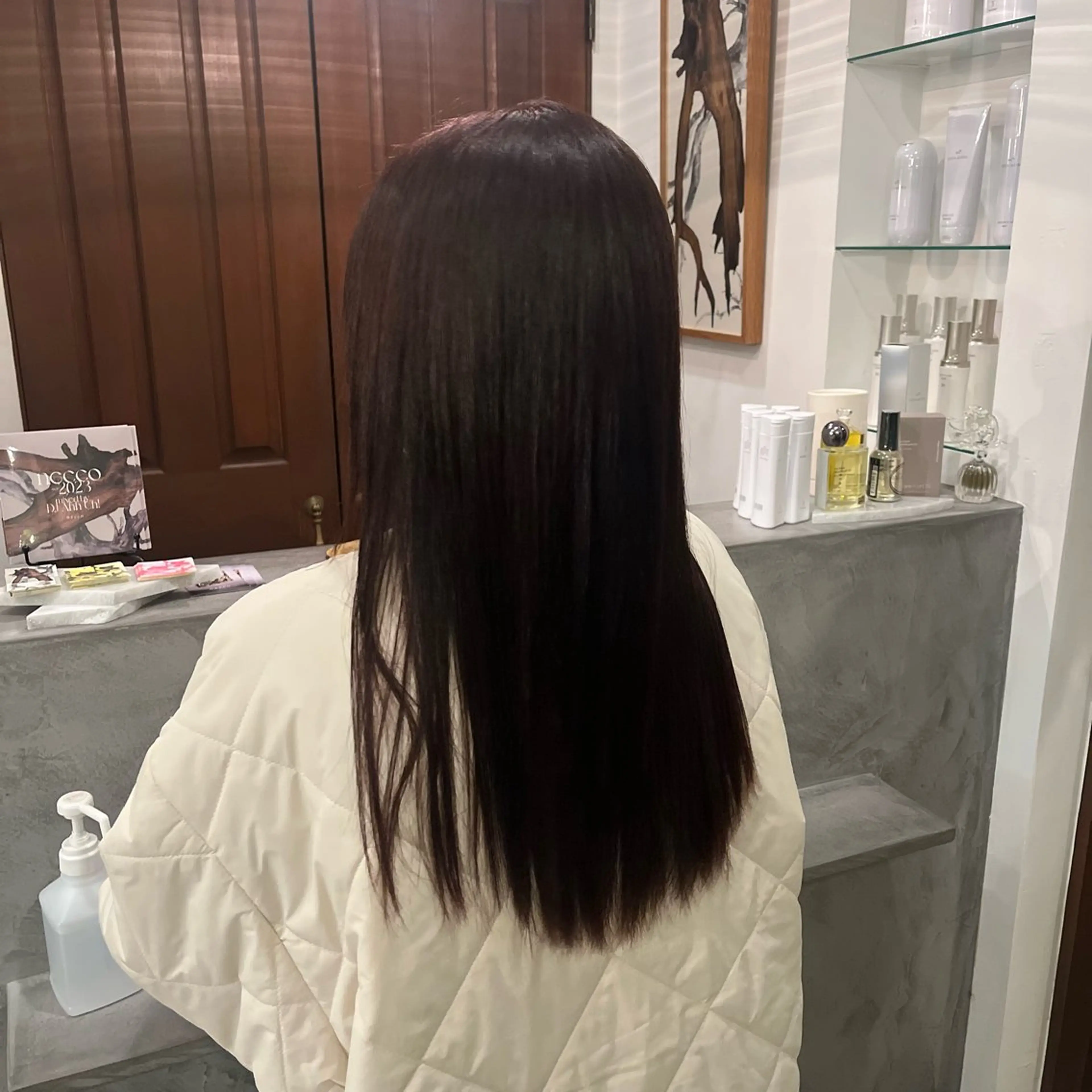 シャンプーブロー+カラーの写真