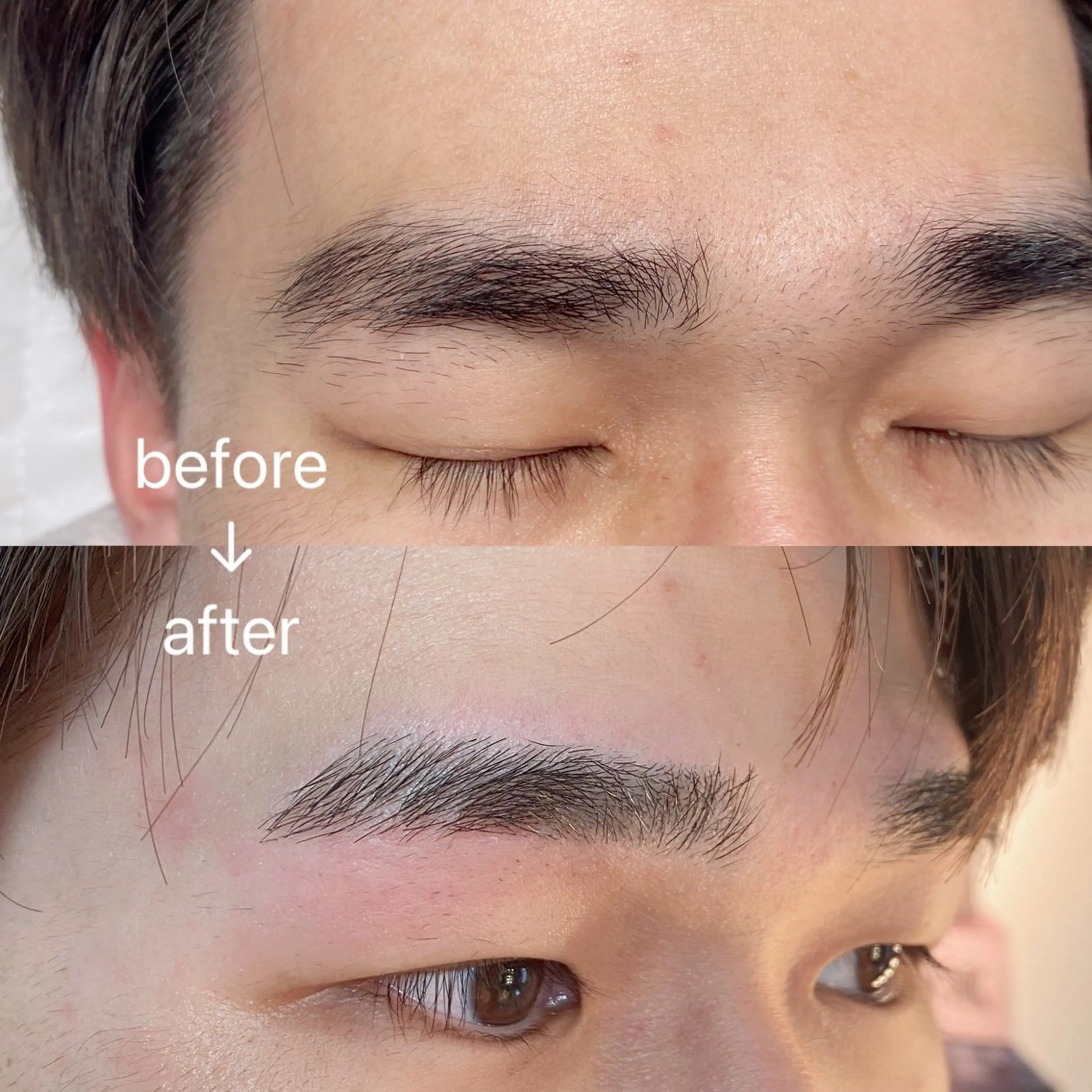 メンズ アイブロウ ワックス脱毛 眉カット その他(アイブロウ) private salon eyes所属・EYES YUNのマツエク・マツパデザイン