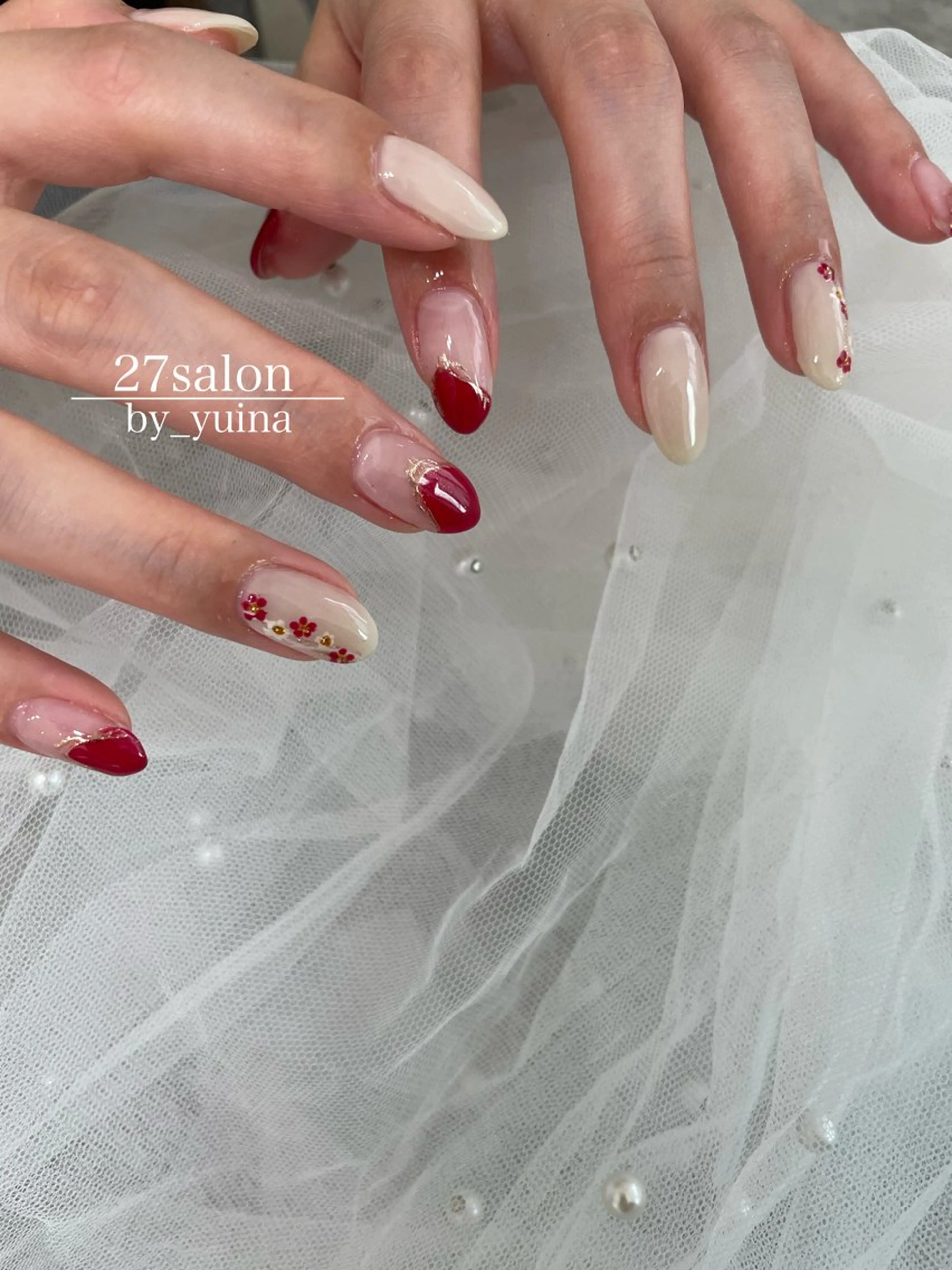 ネイル ハンドネイル 27salon yuinaのネイルデザイン