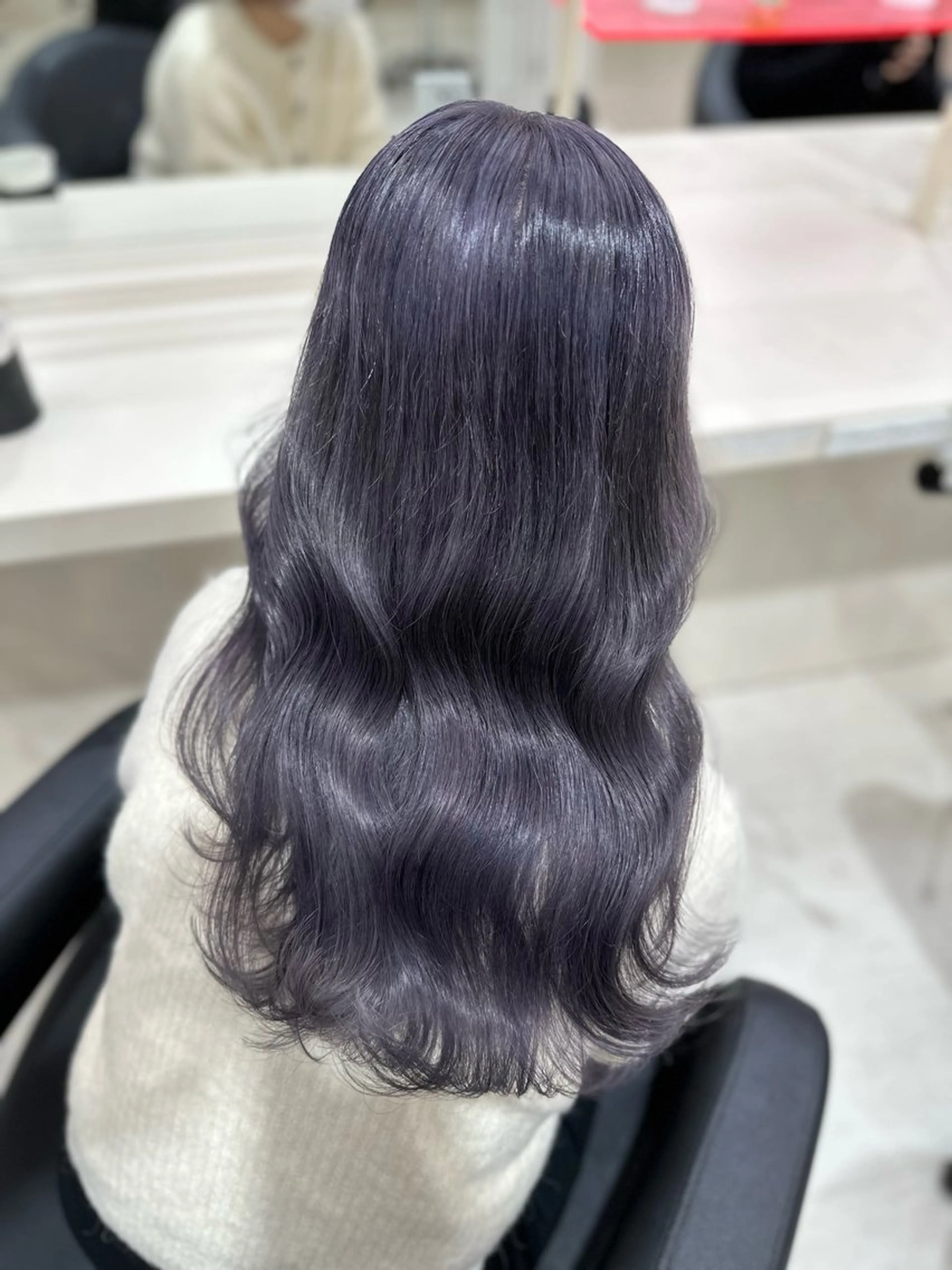 ロング カラー ヘアアレンジ 🌈艶カラー/ 韓国風レイヤーカットのヘアスタイル