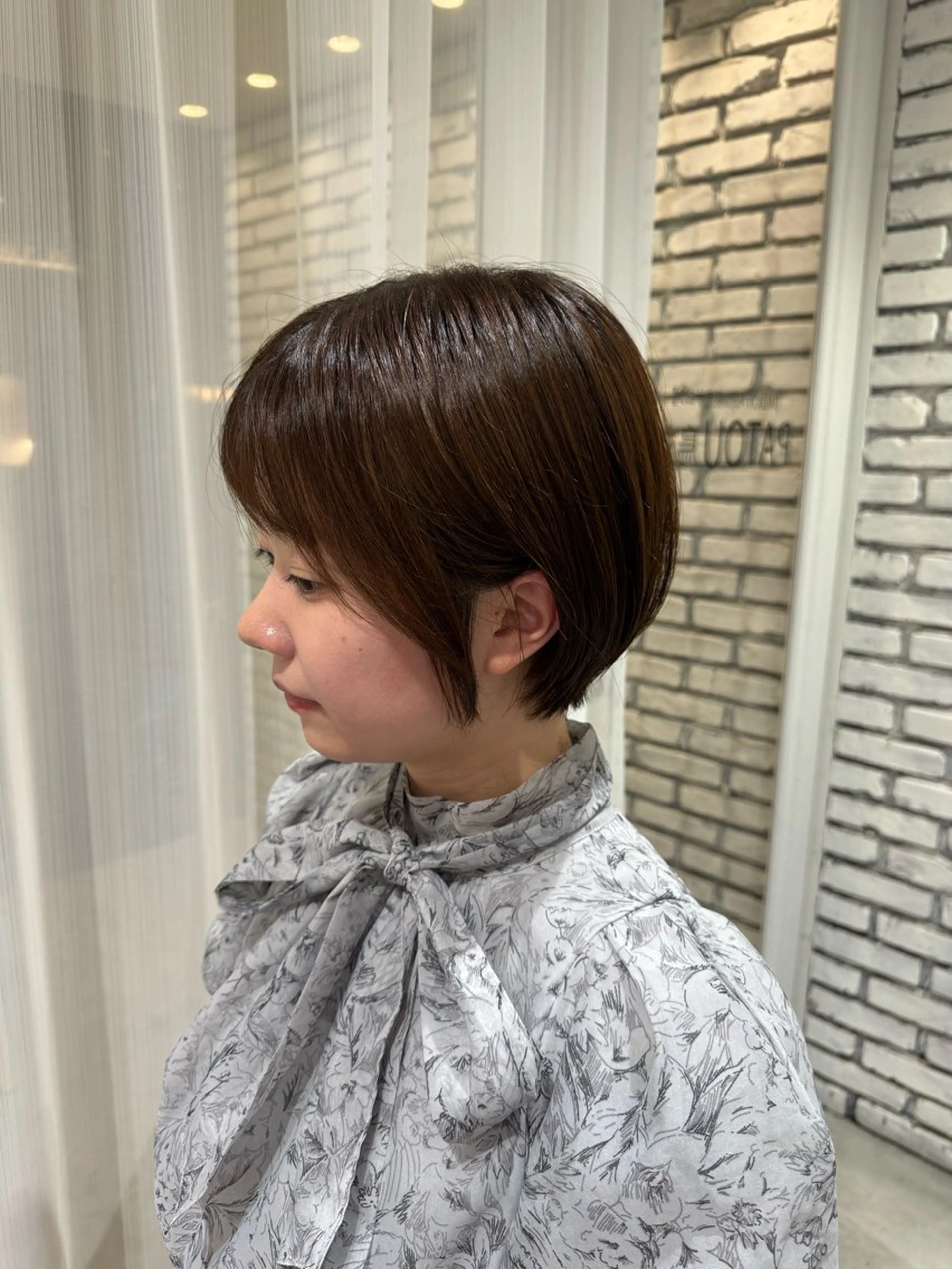 ショート patou 烏丸所属・ショート/ボブ/ 上原麗咲希のヘアスタイル