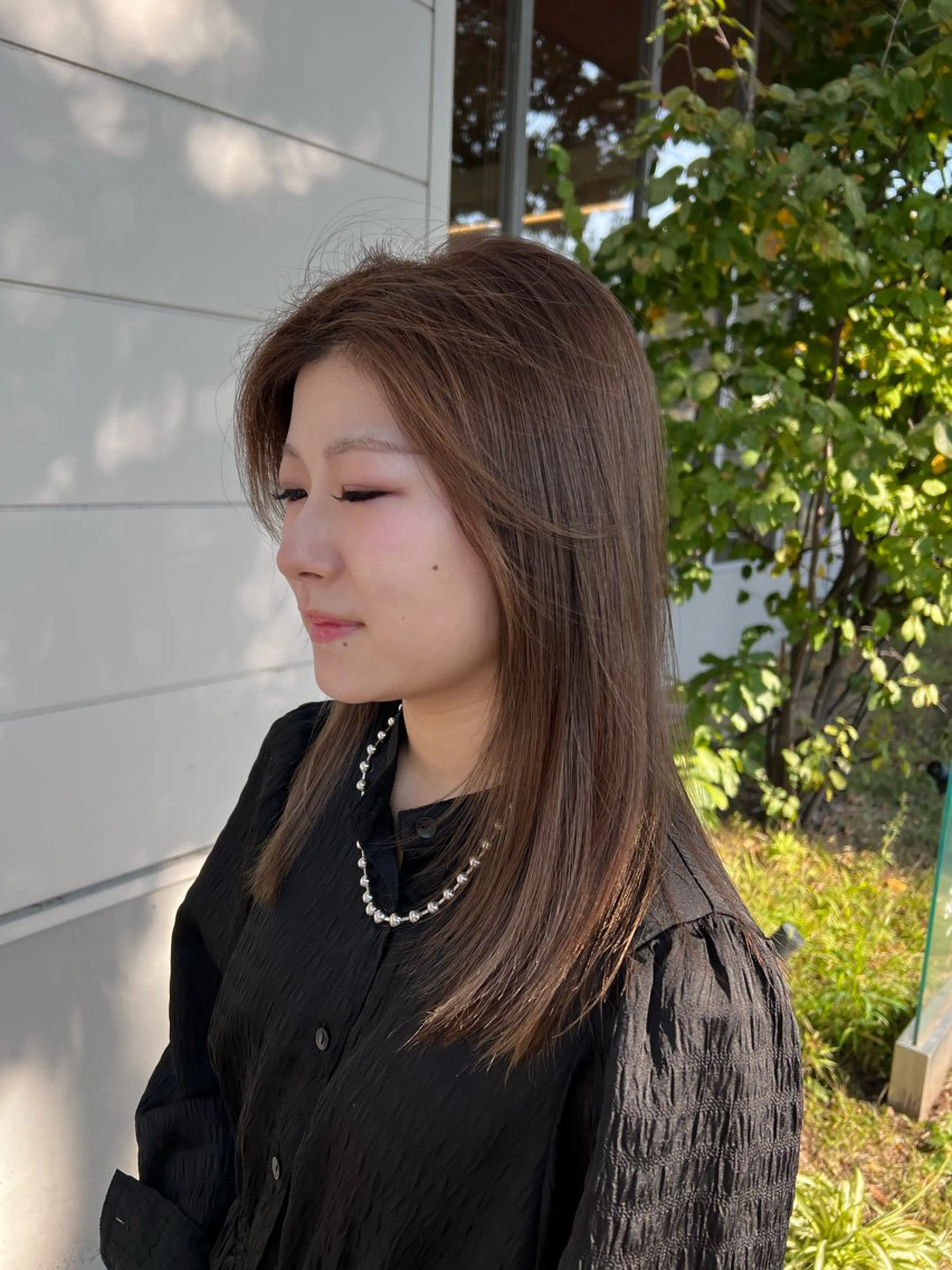 セミロング アッシュ カット ヘアカラー 🎀渡部 凜花/髪質 改善/艶髪🎀のヘアスタイル