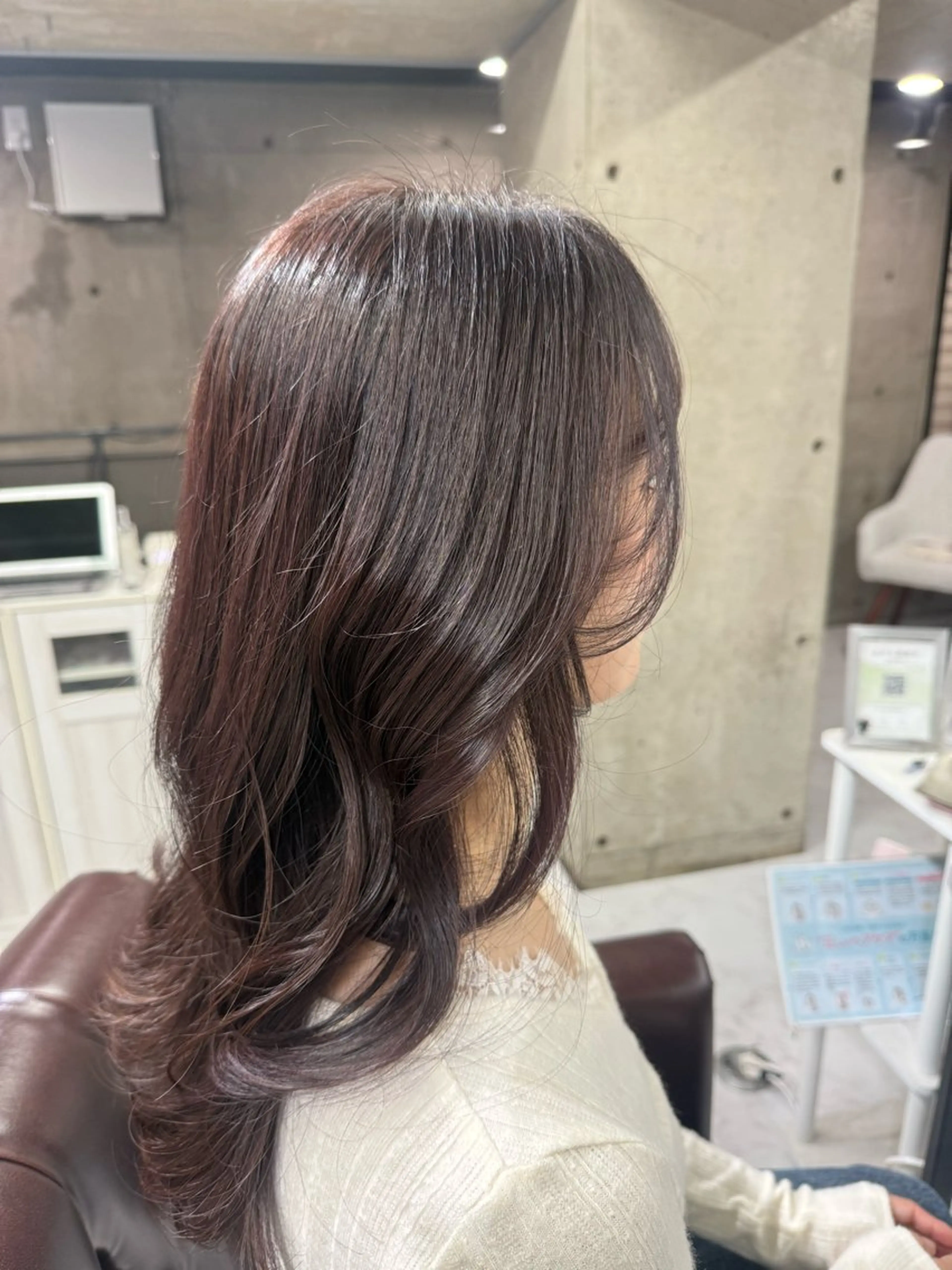 セミロング カット ヘアカラー トリートメント ヘッドスパ fee  小倉店 EMIのヘアスタイル