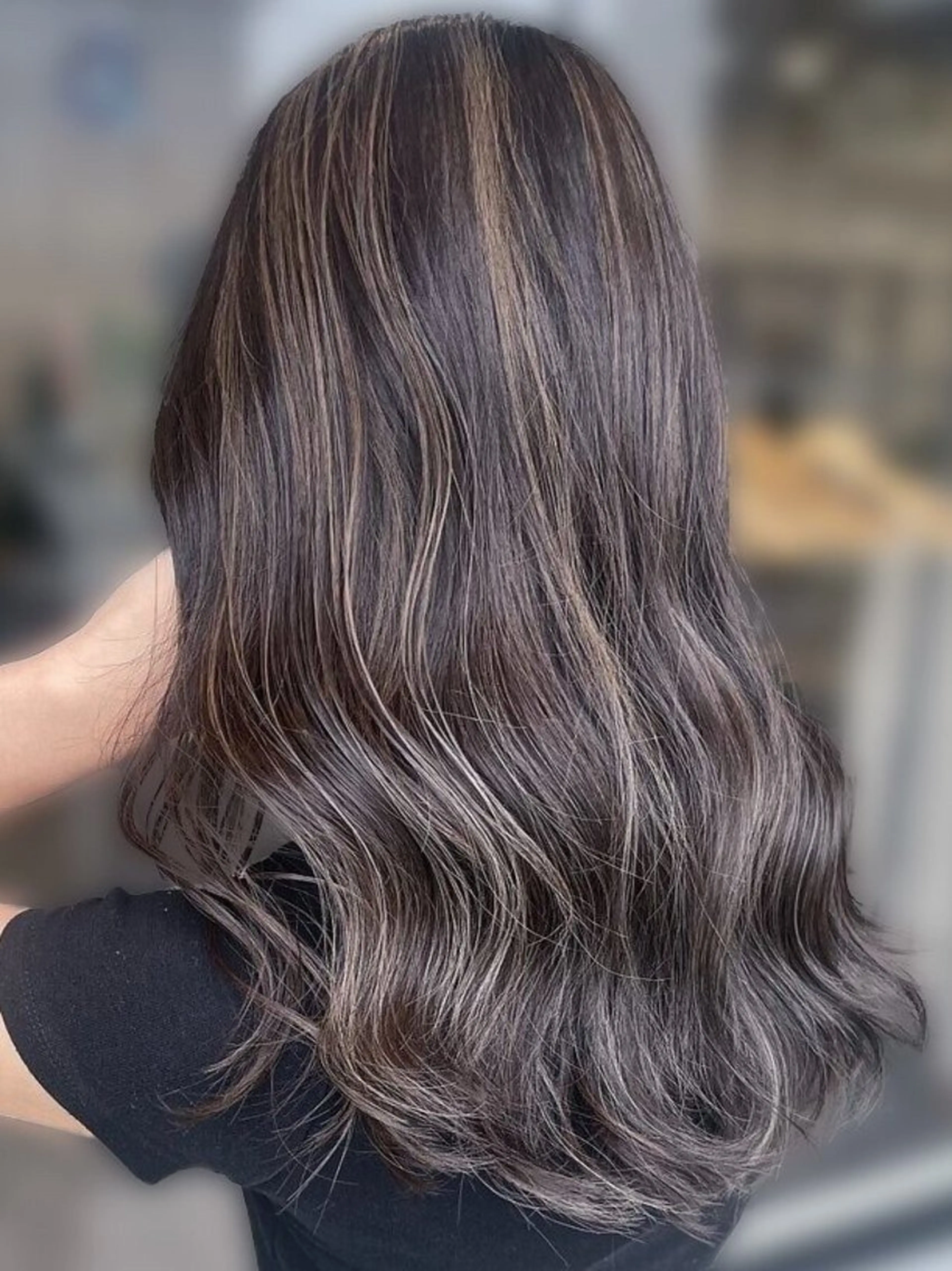 ロング カラー hair＆make EARTH センター南店所属・山下 仁愛のヘアスタイル