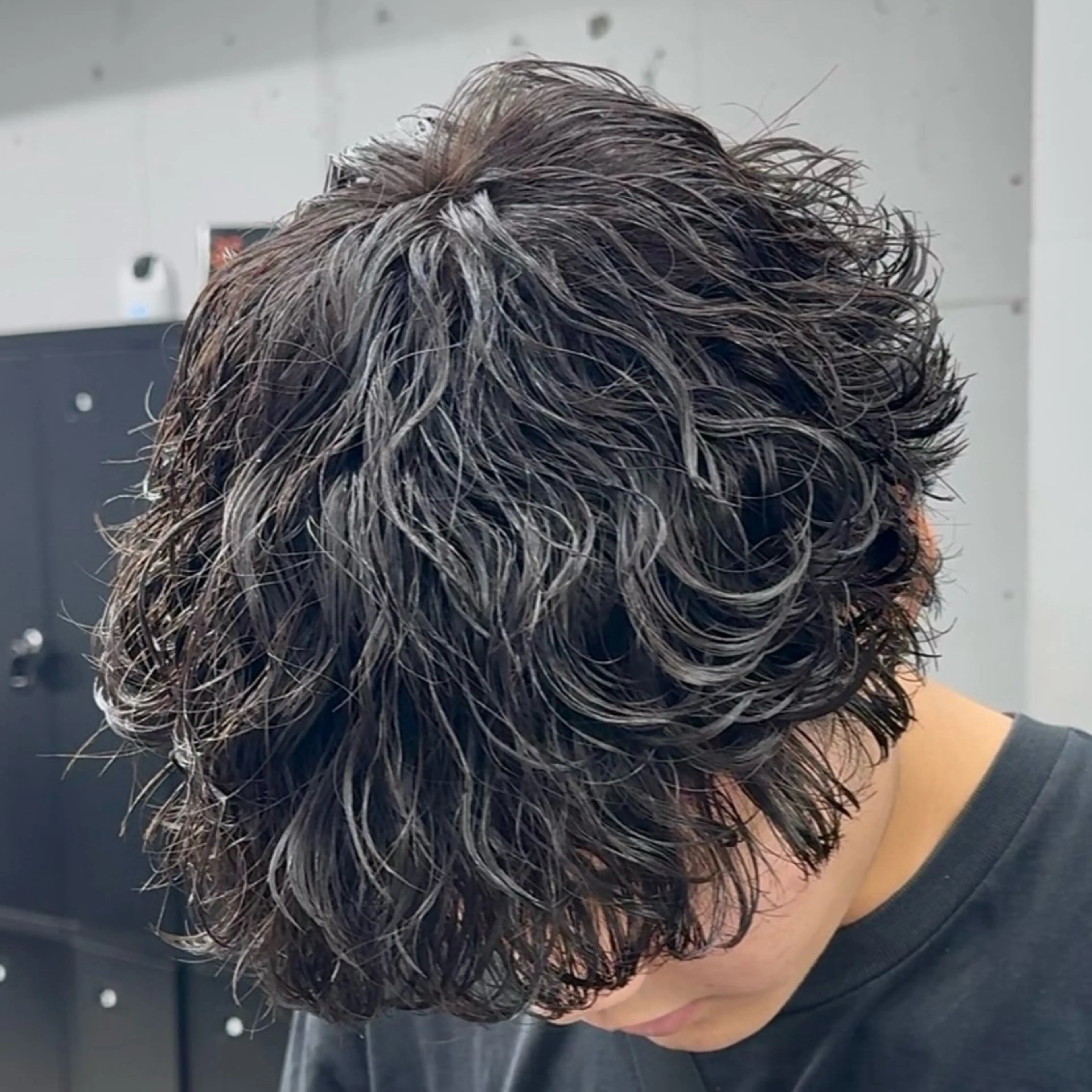 ショート パーマ メンズ 🌀メンズパーマ🌀 縦落ち/波巻きのヘアスタイル