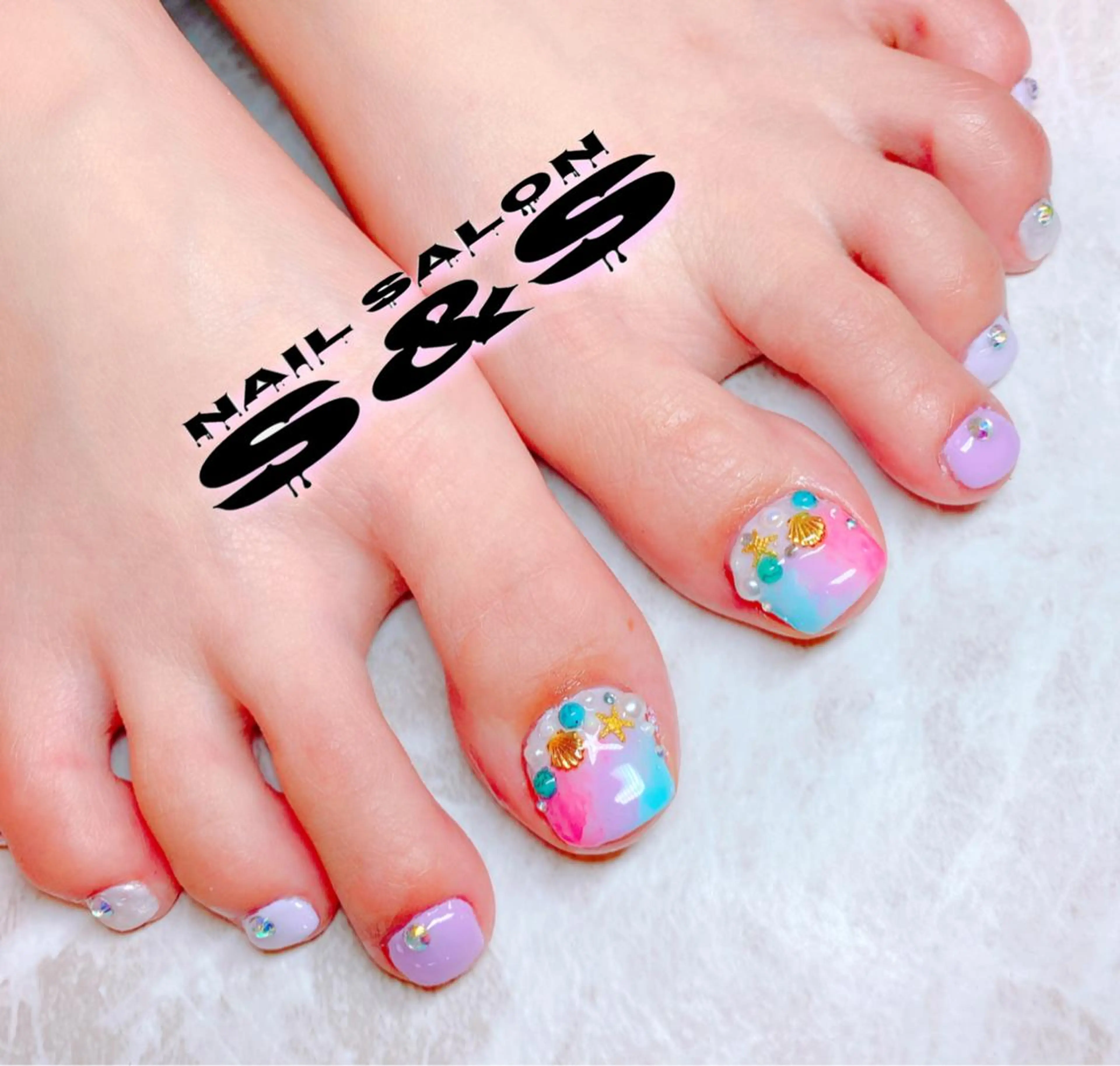 ネイル 長さ出し メンズネイル 持ち込み スカルプネイル S&S 村田小百合のネイルデザイン