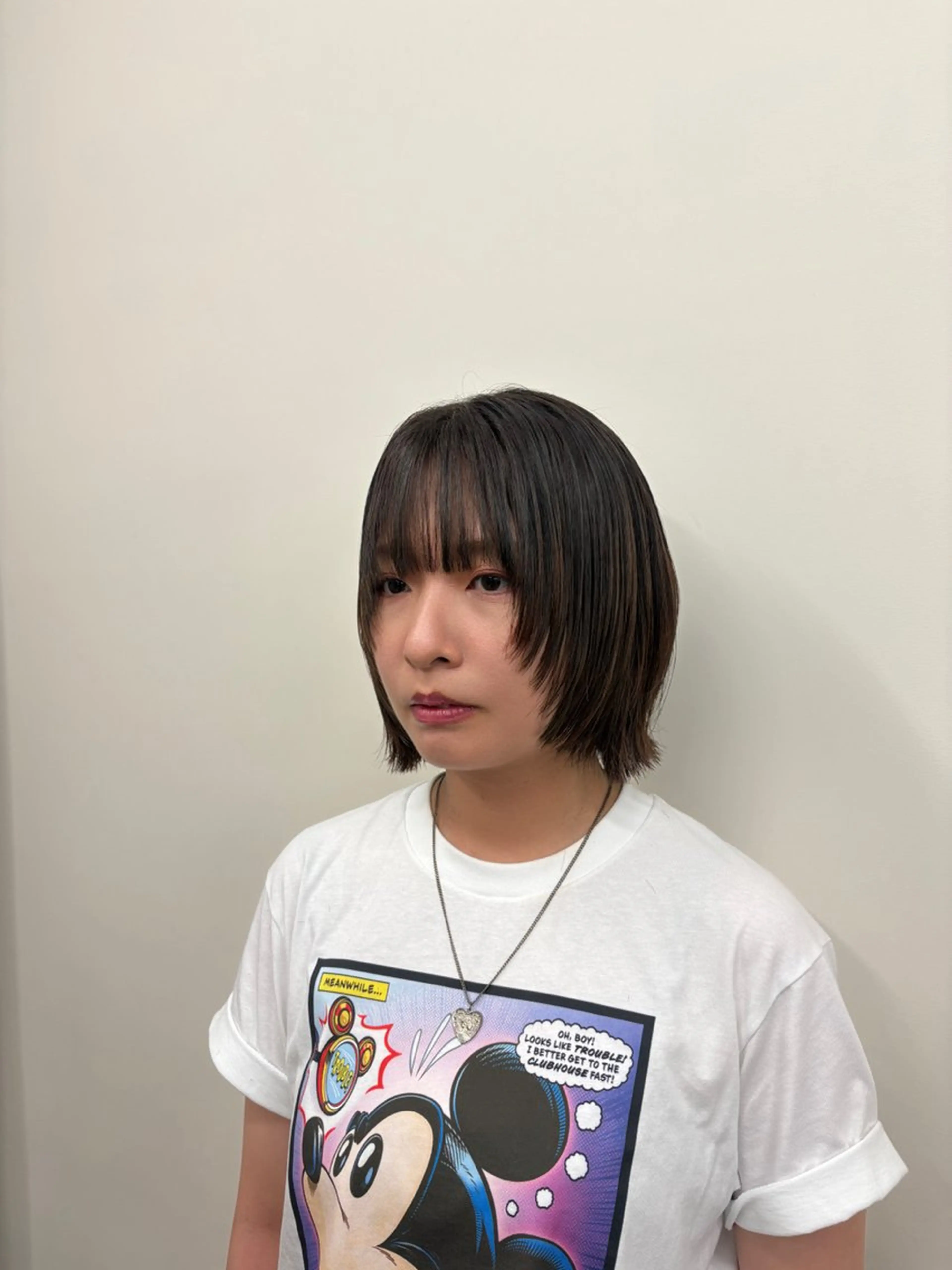 ミディアム ボブレイヤー ボブ 顔周りカット レイヤーカット 自由ヶ丘 ボブ/レイヤーのヘアスタイル