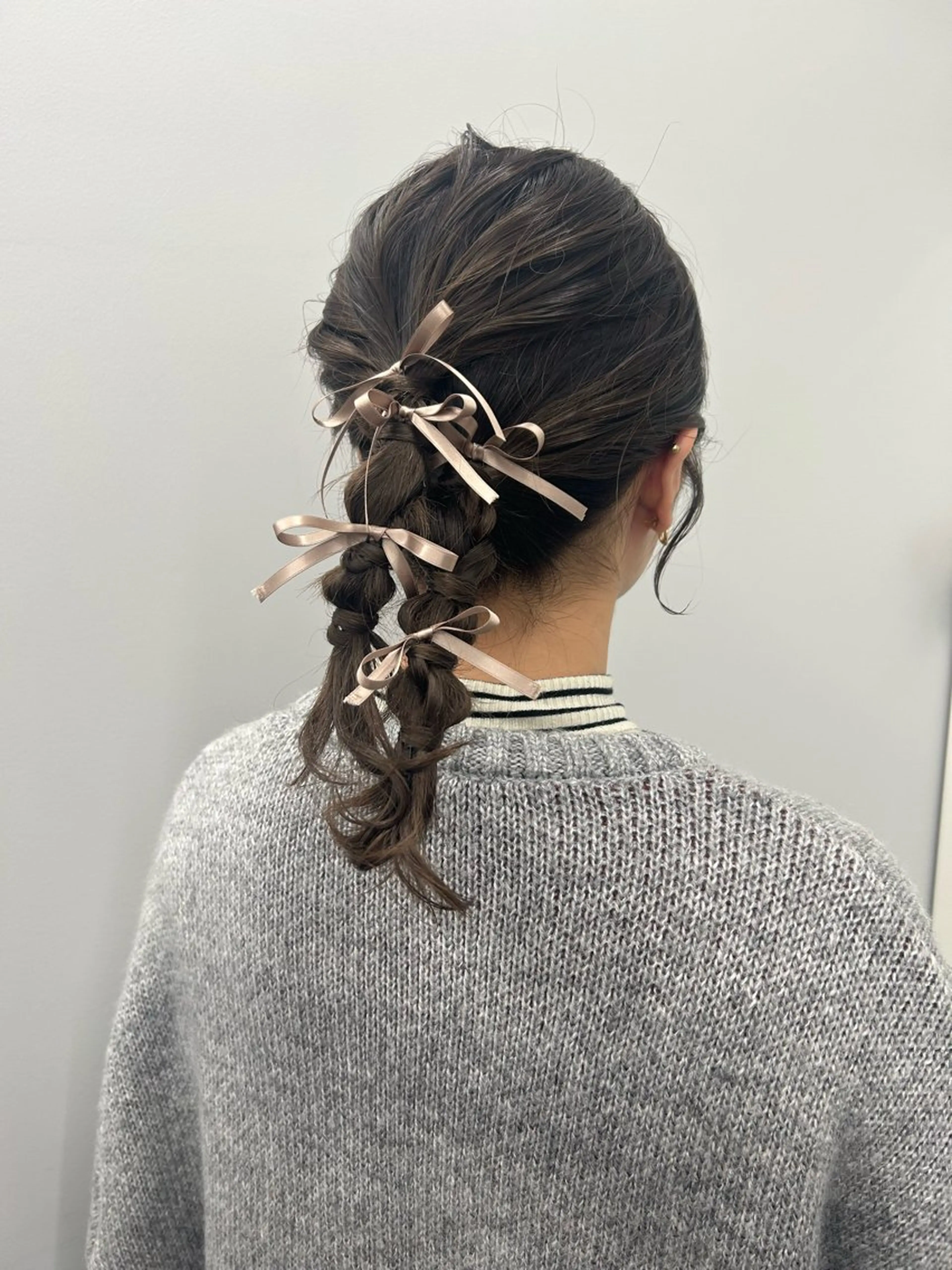 ミディアム ｺｺﾛ⌇ ﾎﾞﾌﾞとﾊｲﾄ-ﾝのヘアスタイル