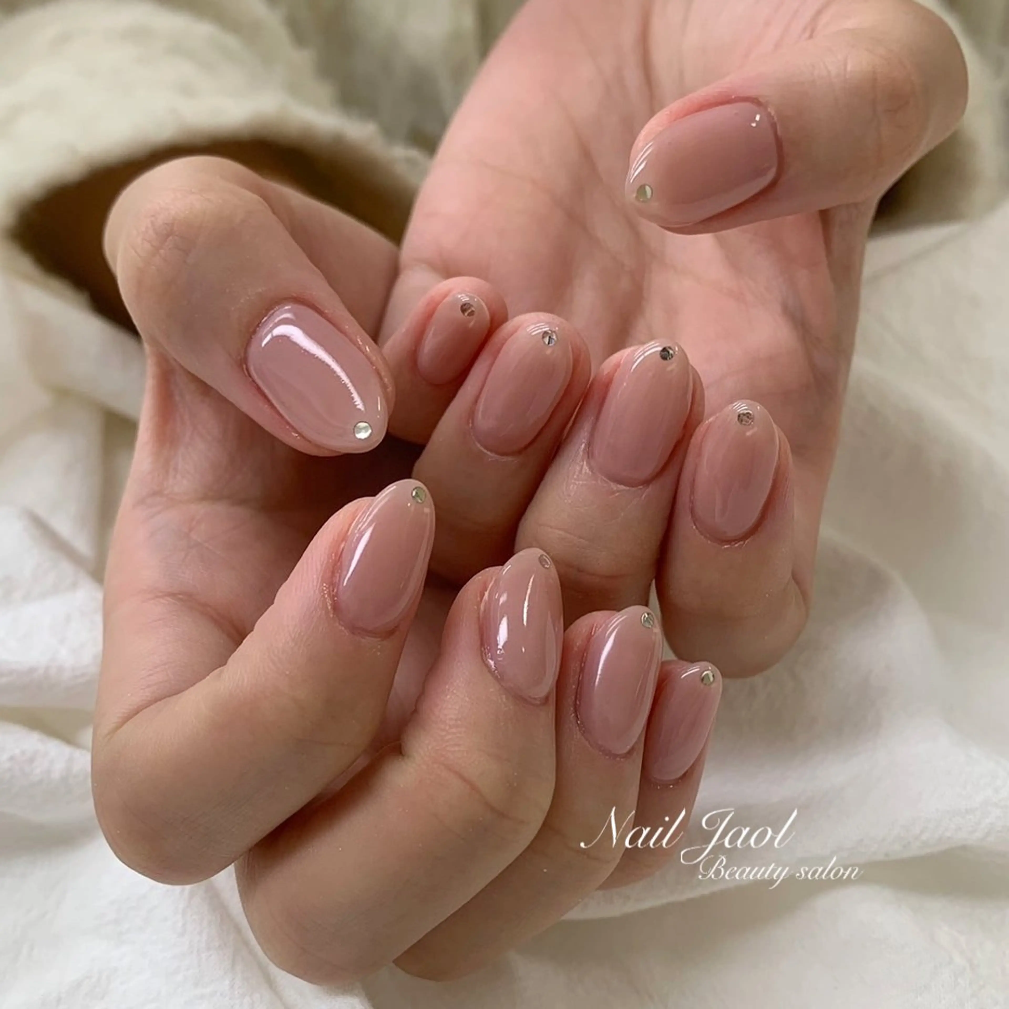 ミディアム 韓国風ヘア ハンドネイル nail jaol池袋店所属・ネイルJaol 池袋のネイルデザイン