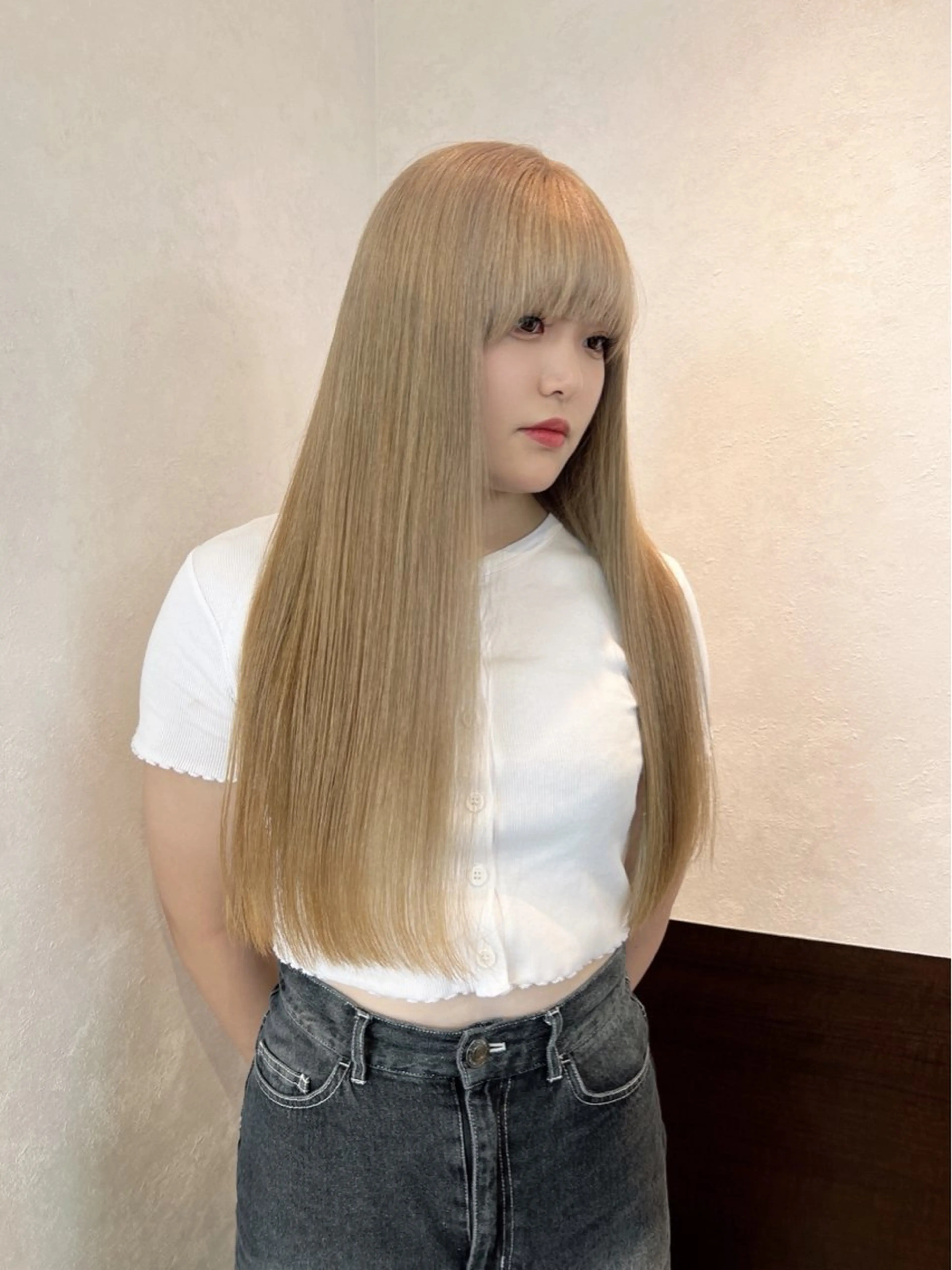 カラー nehus nagaoka所属・🖤複雑履歴ブリーチ Mizuki 🖤のヘアスタイル