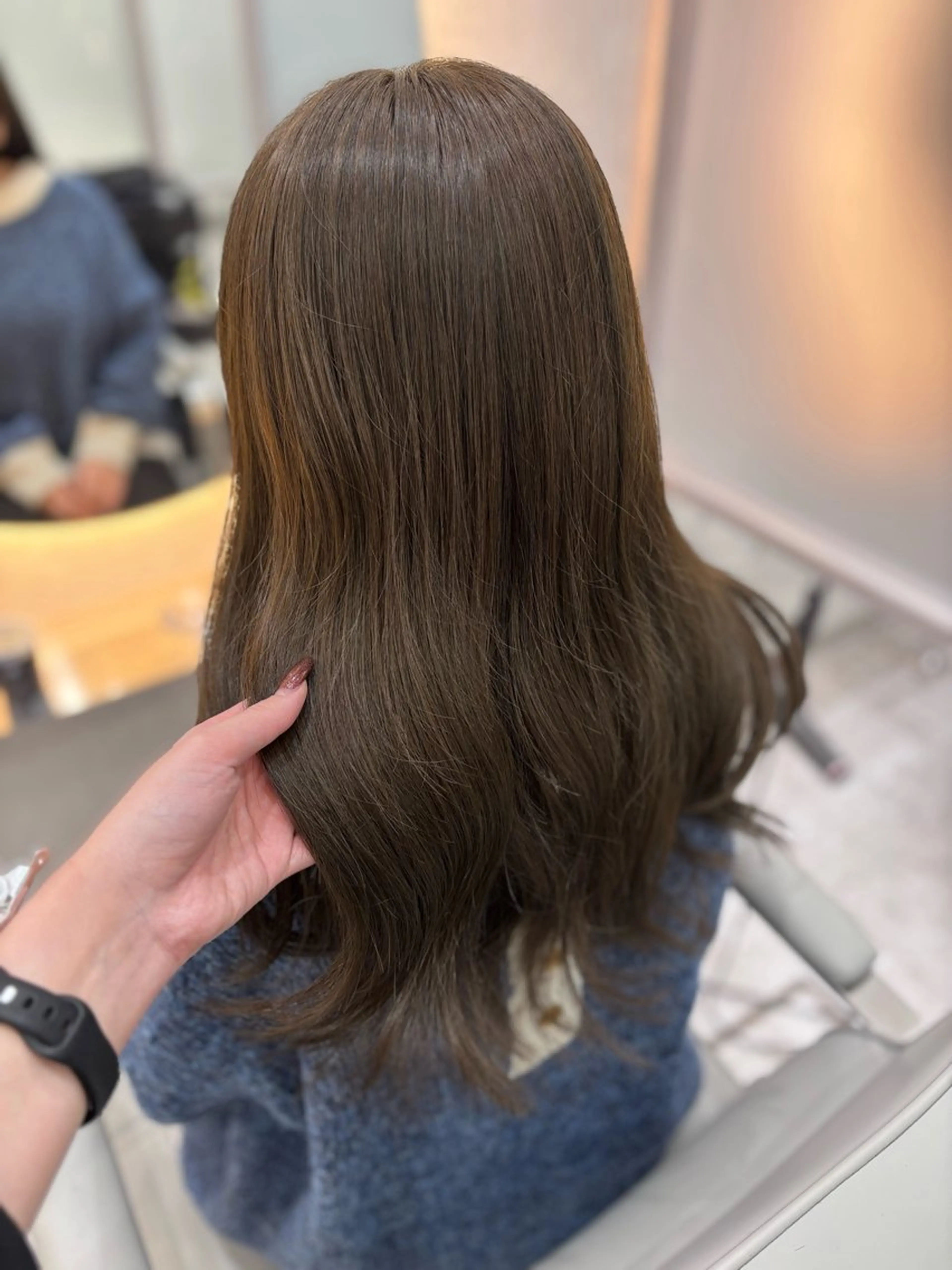 セミロング カット ヘアカラー Zina札幌🌙 harukaのヘアスタイル