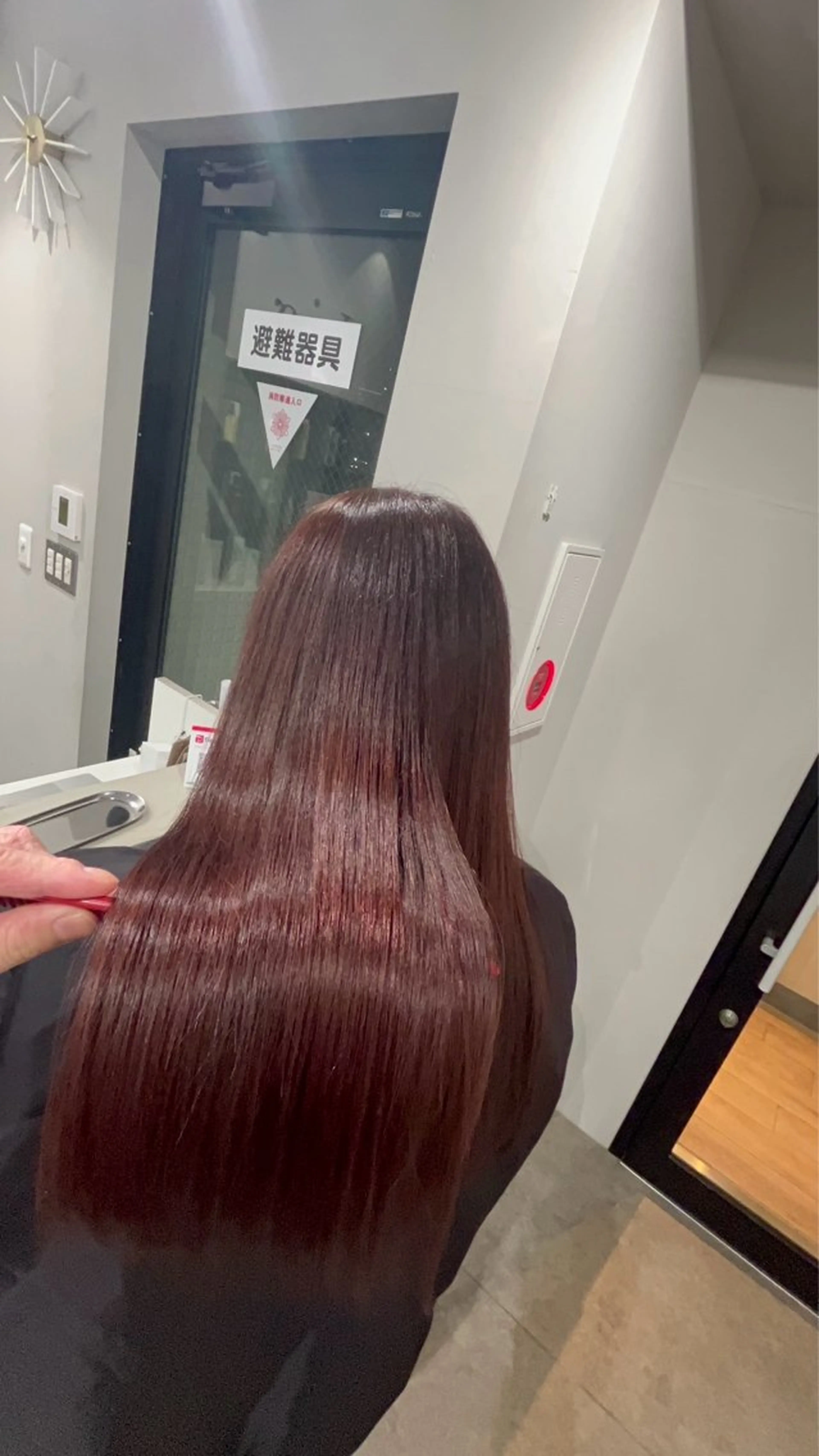 ロング ヘアカラー REINA ISHIDOのヘアスタイル