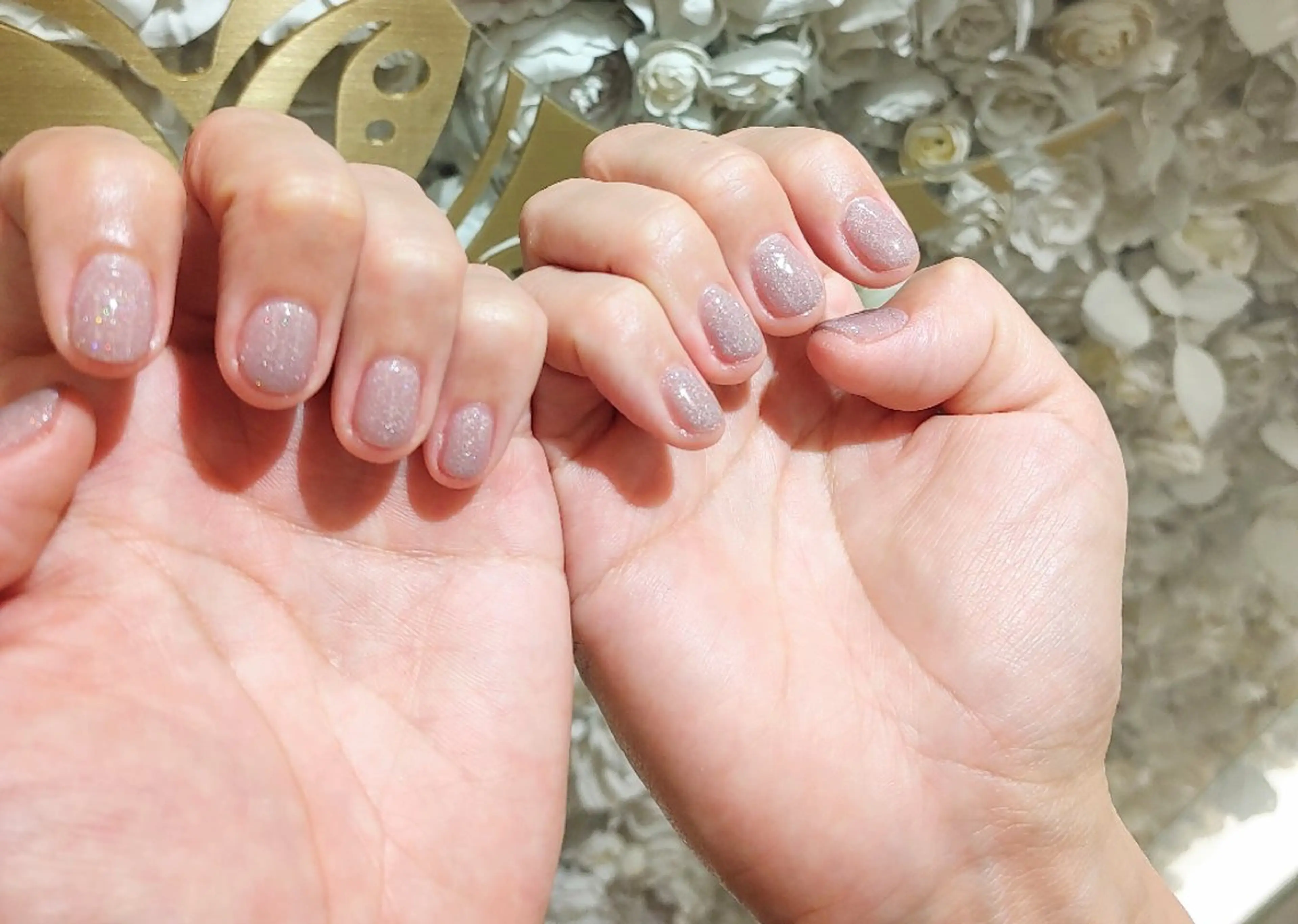 ネイル ラメ(グリッター) ハンドネイル La Luna アヤカのネイルデザイン