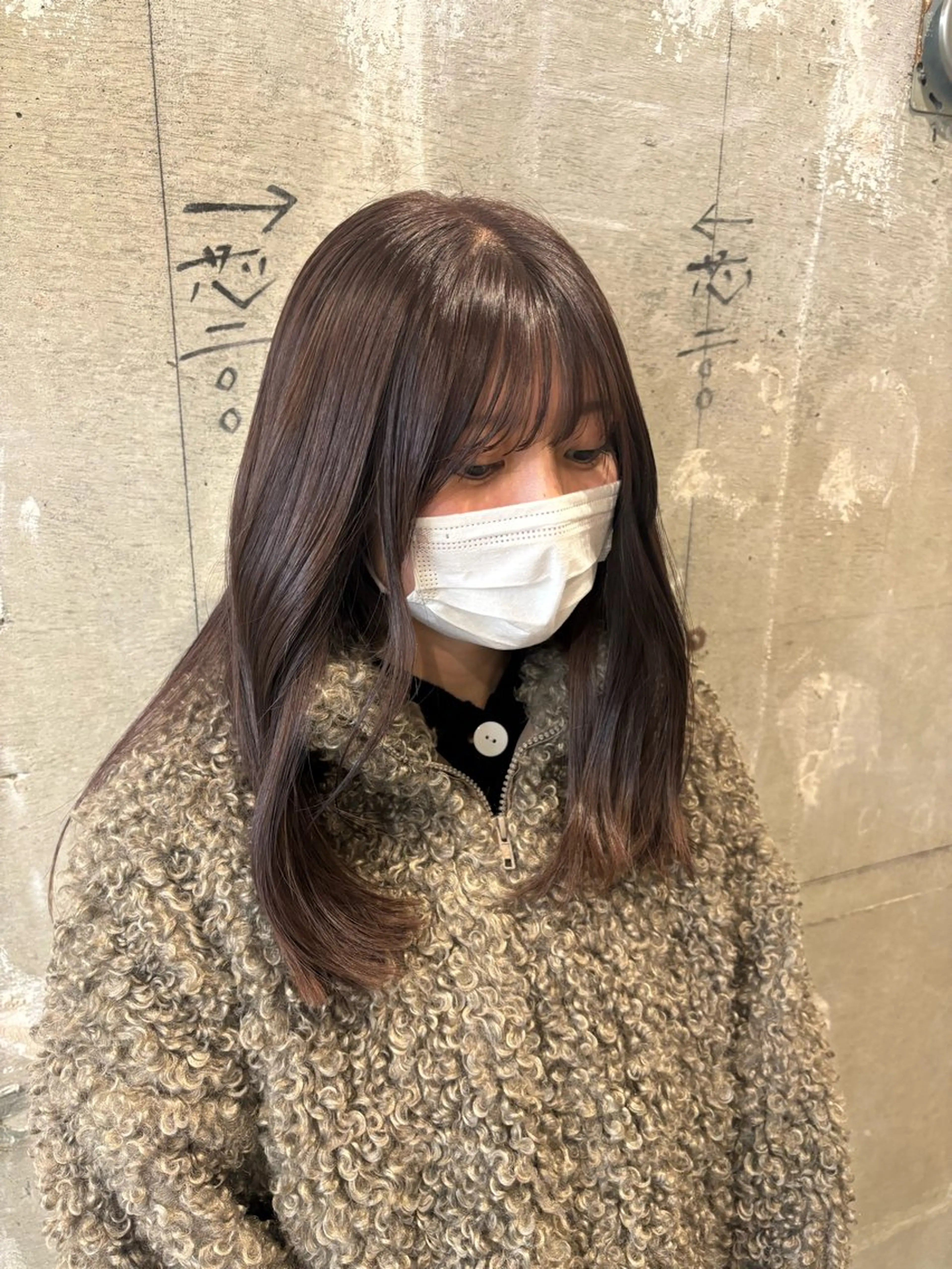 セミロング カラー ブラウンカラー チョコレートブラウン ナナ/ SYS by fitのヘアスタイル