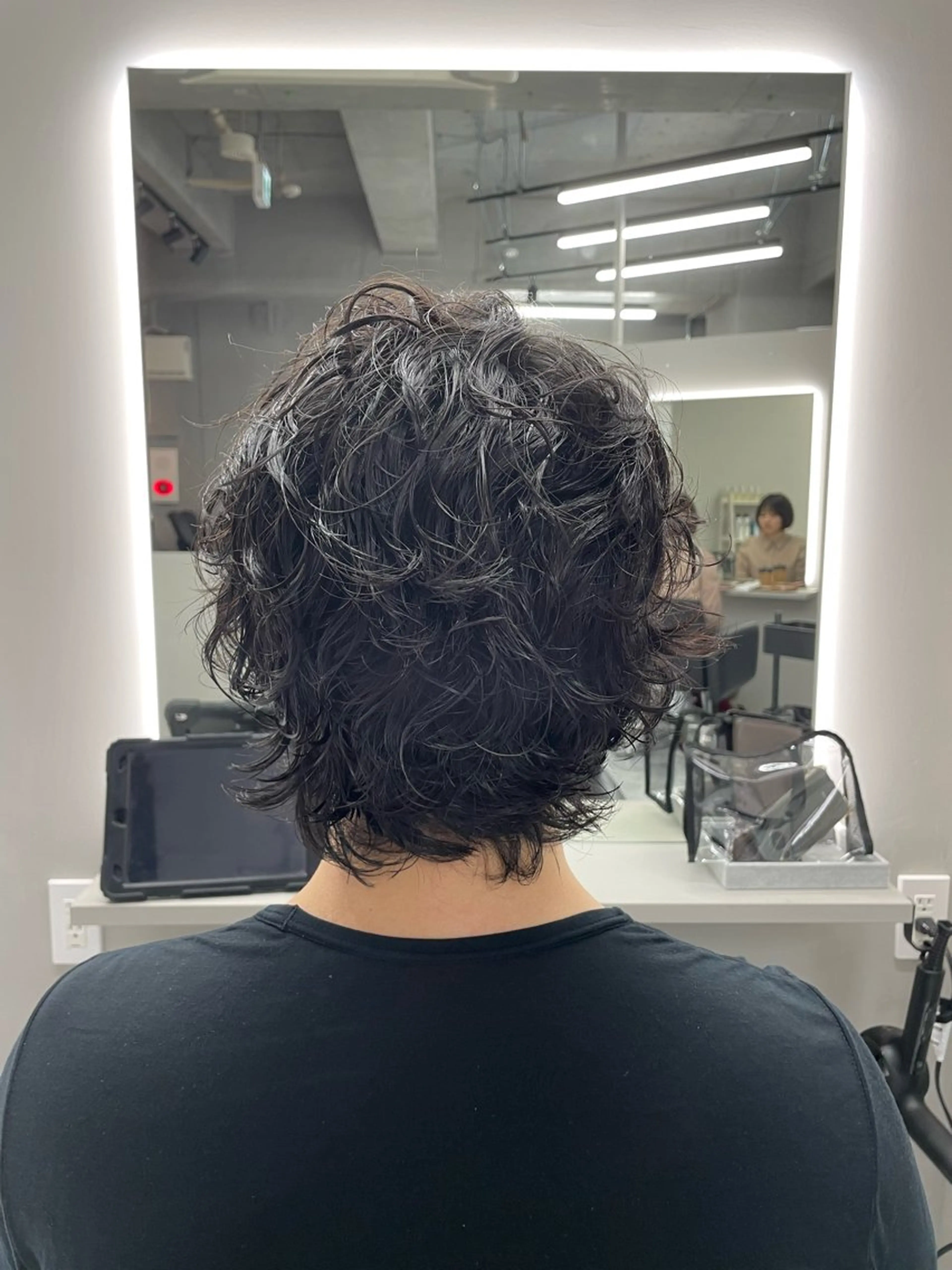 ミディアム パーマ メンズ ミディアムパーマ メンズパーマ くせ毛 ✨️メンズ高評価✨️ 野口虎剛のヘアスタイル