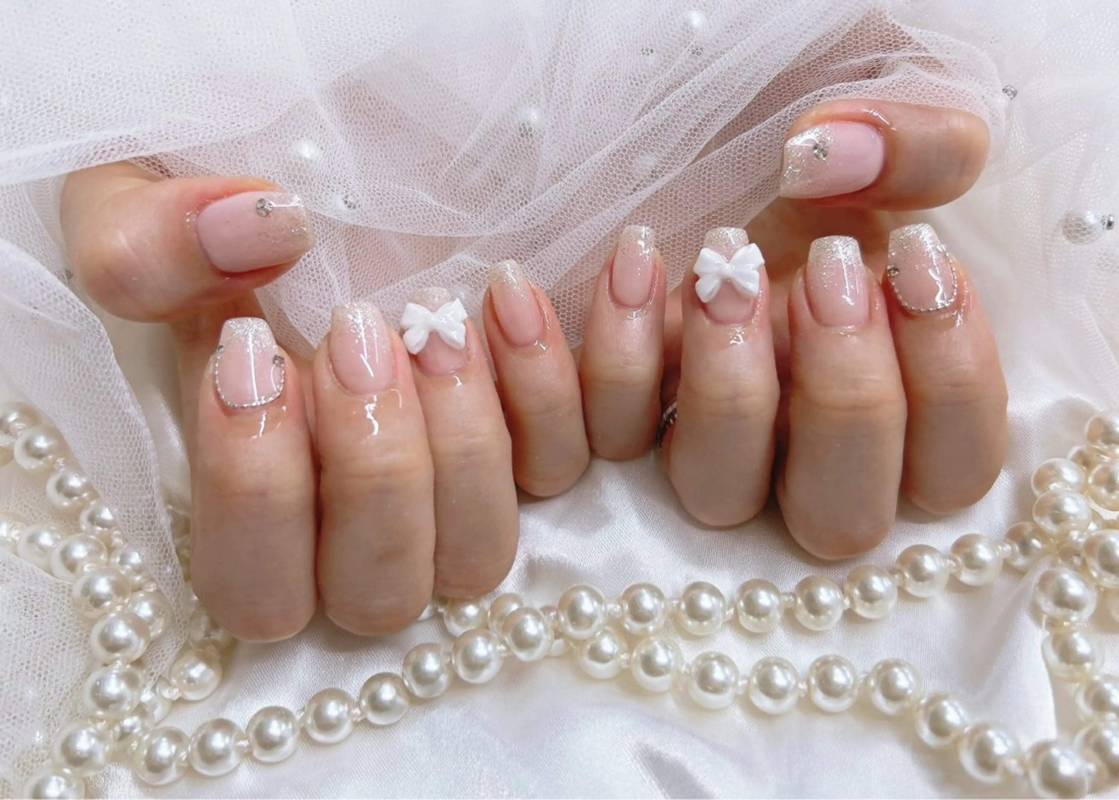 ショート ハンドネイル Nailsalon Angeのネイルデザイン