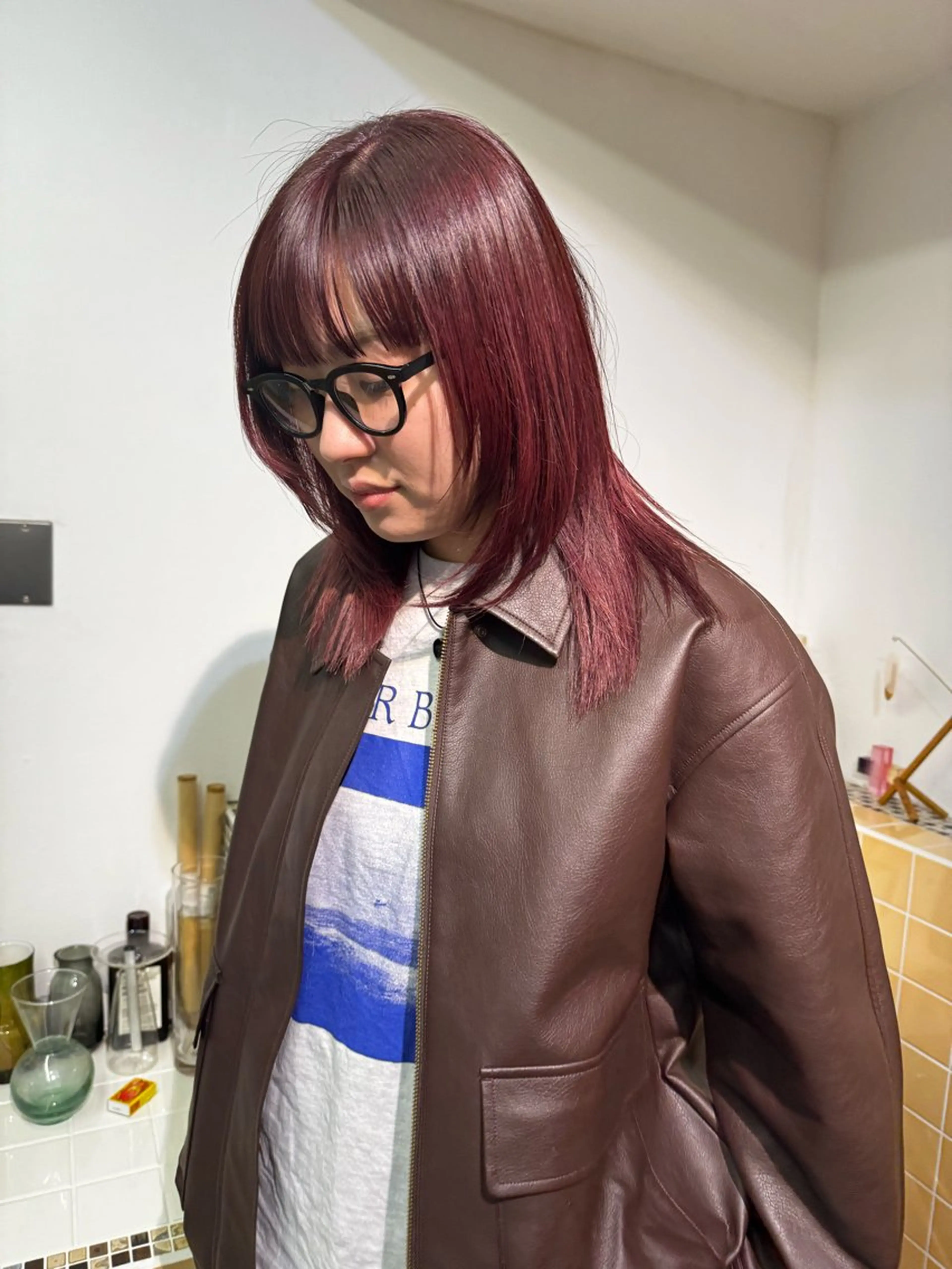 ミディアム カラー ブリーチ ヘアカラー Seeknext // Rukaのヘアスタイル