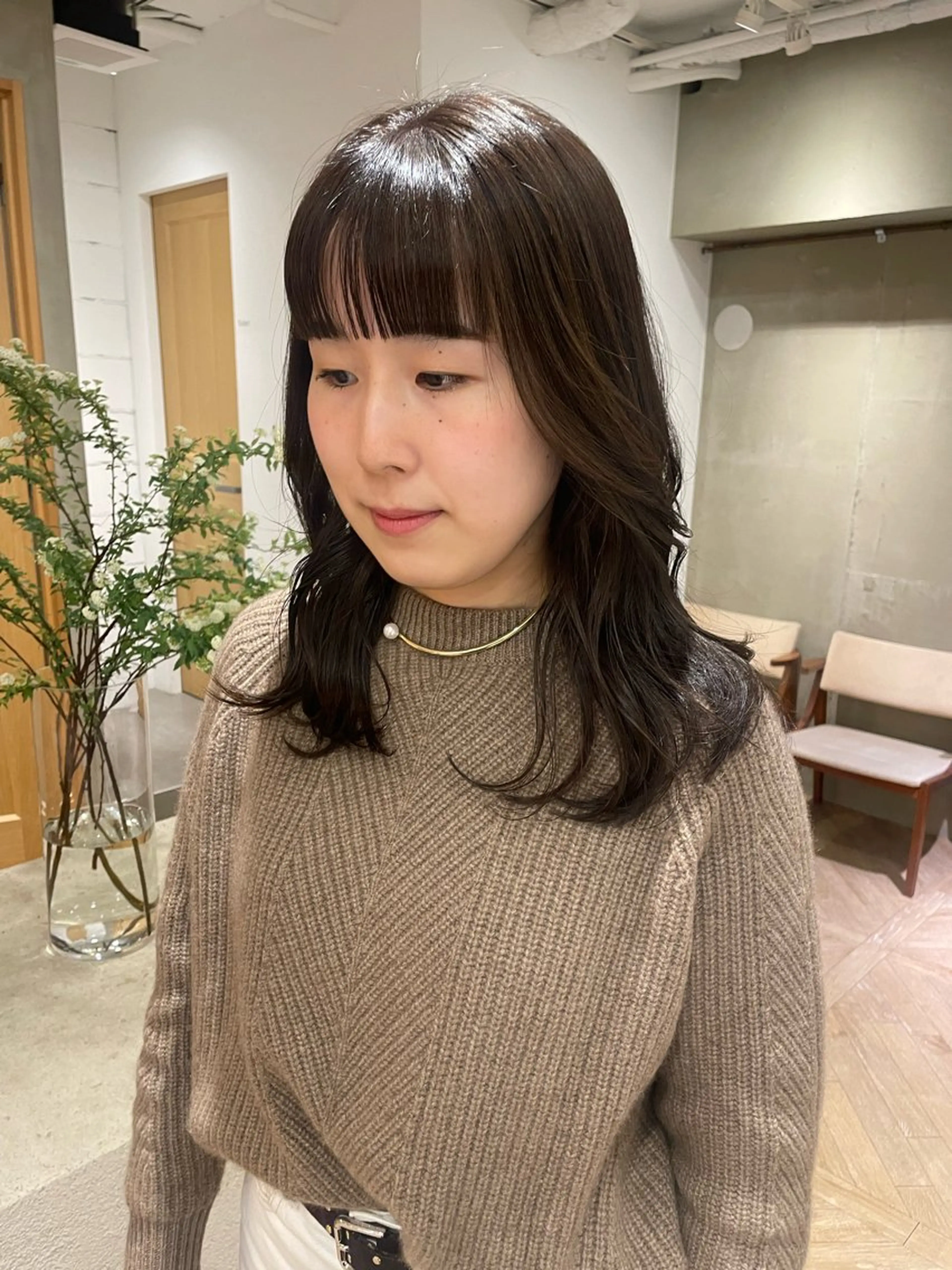 セミロング LOREN/ miuのヘアスタイル