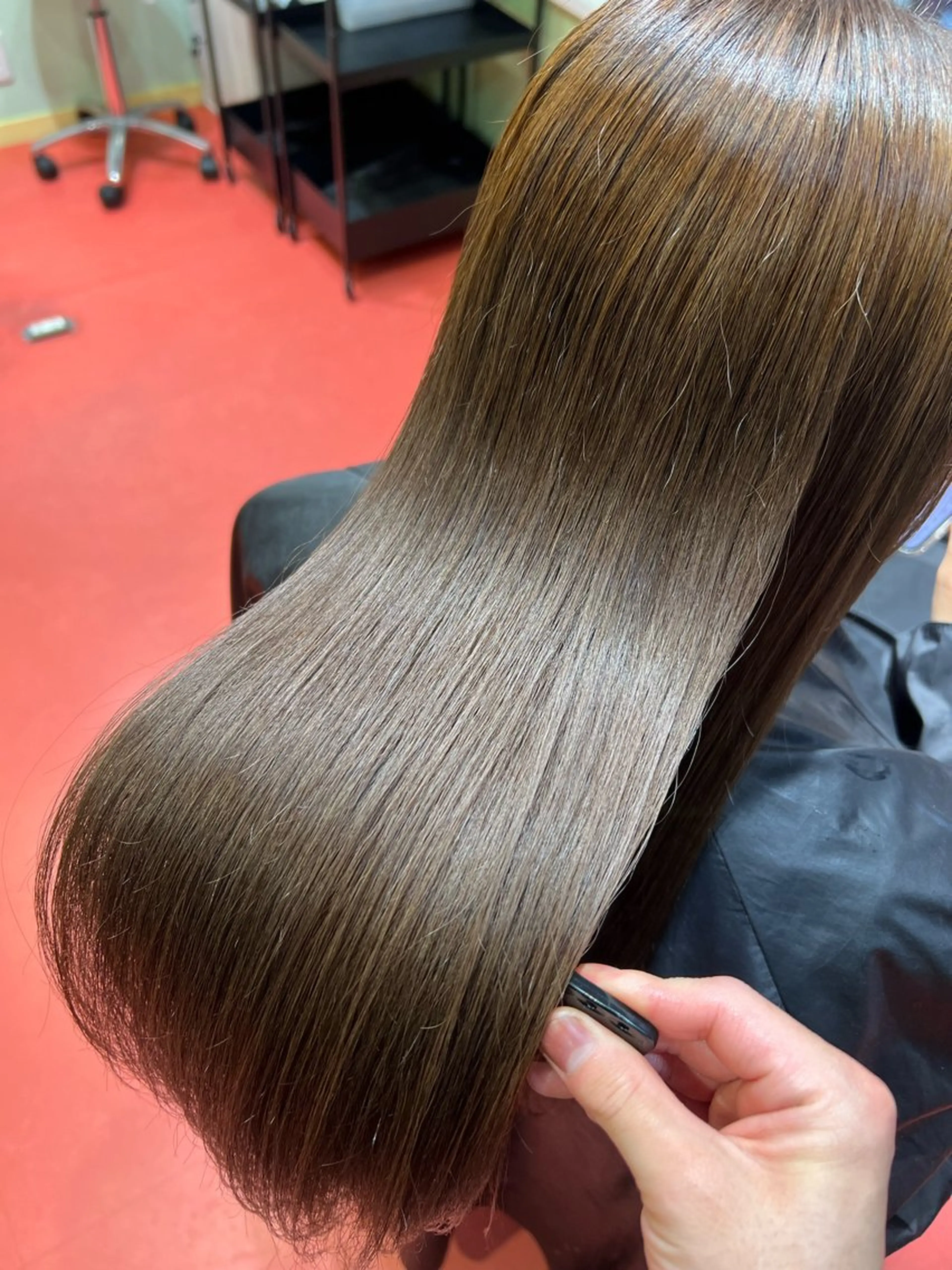 ロング ヘアカラー トリートメント 広島紙屋町 ショートヘア河内蓮のヘアスタイル