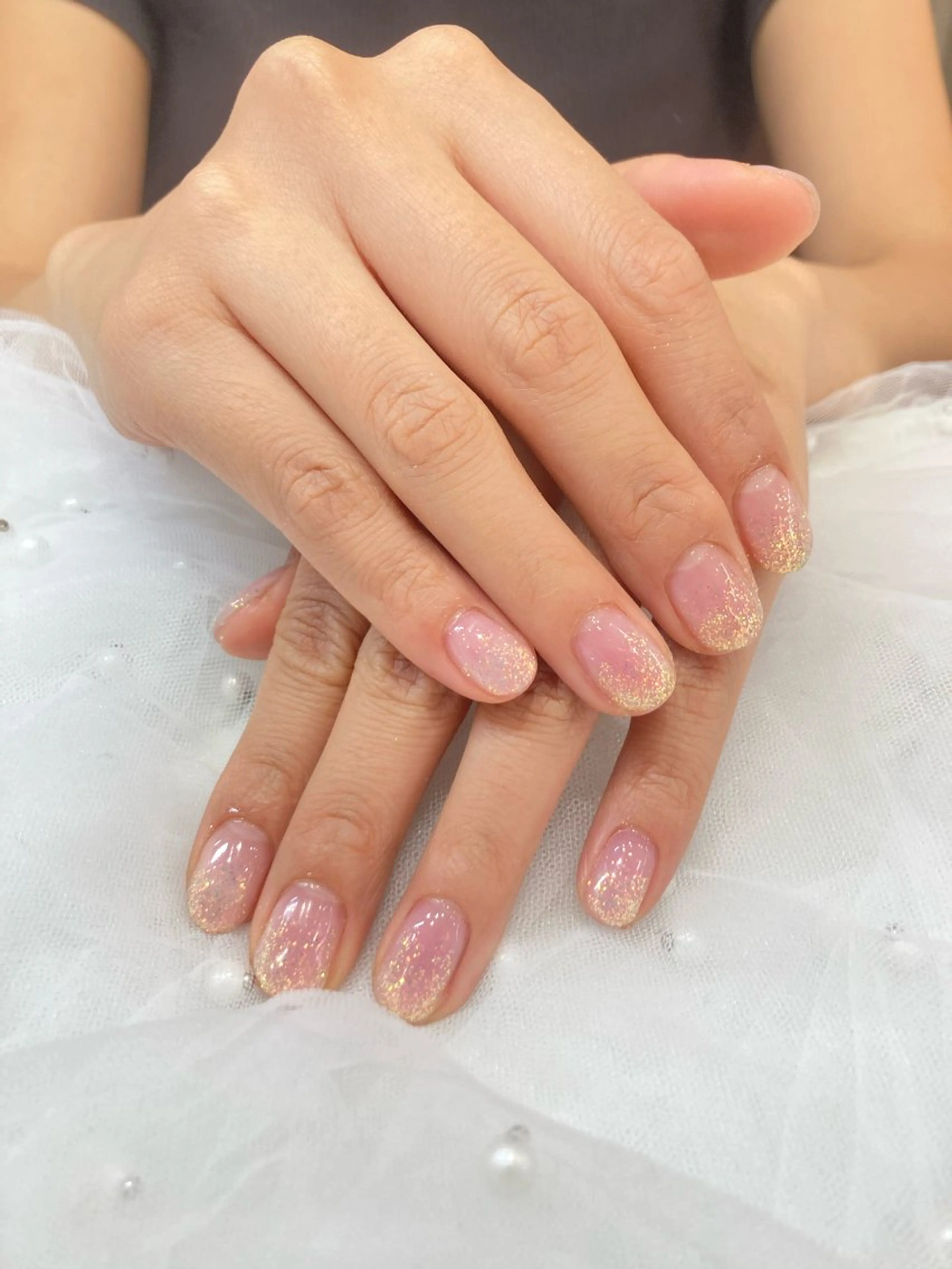 ネイル グラデーション ラメ(グリッター) ラメグラデーション ハンドネイル 🦋Hina🦋 ８月予約受付中✨のネイルデザイン