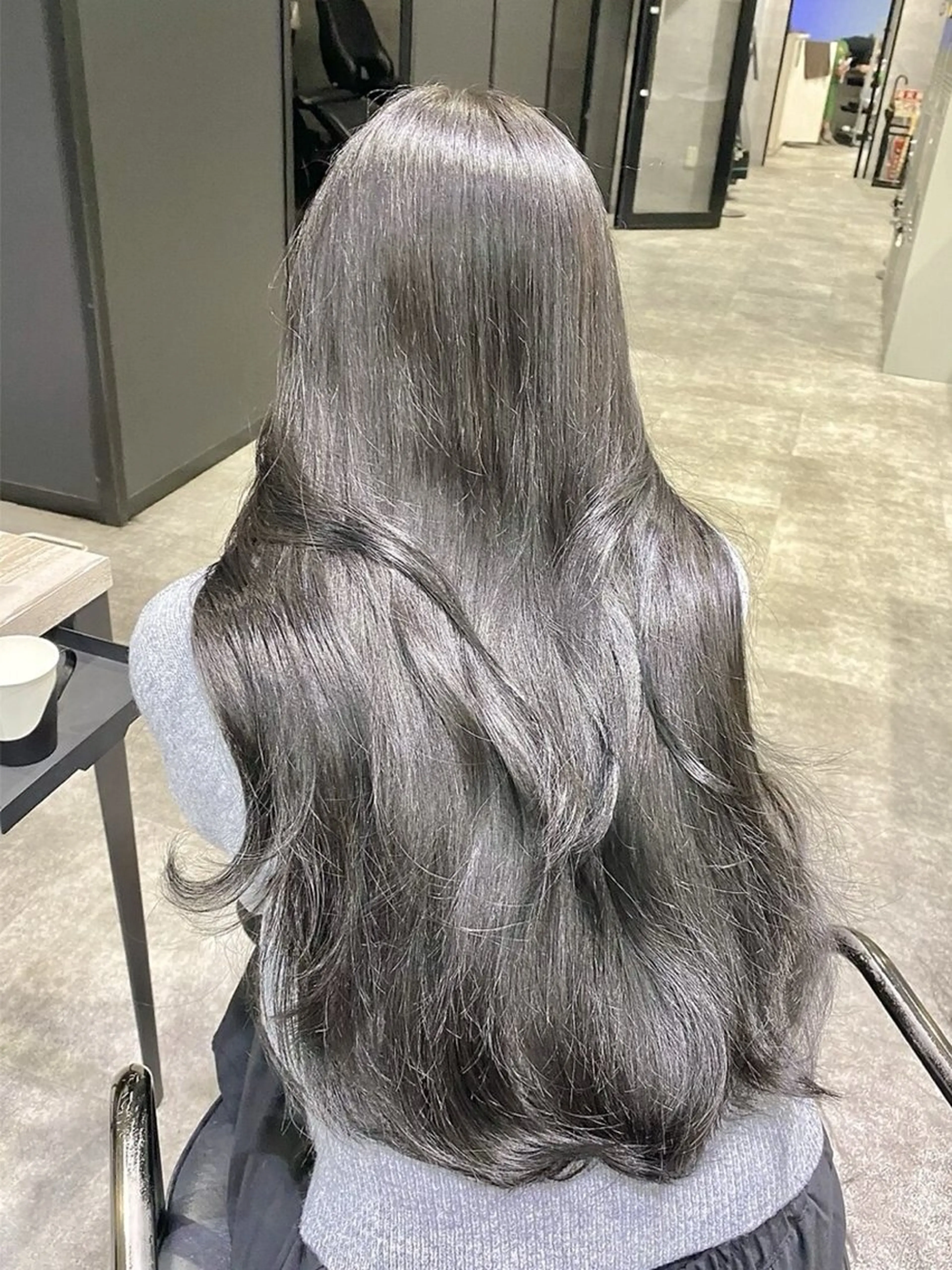 ⭐️モデル限定⭐️レディース限定〔艶カラー➕カット➕トリートメント〕⭐️ブリーチしてる方も可能の写真