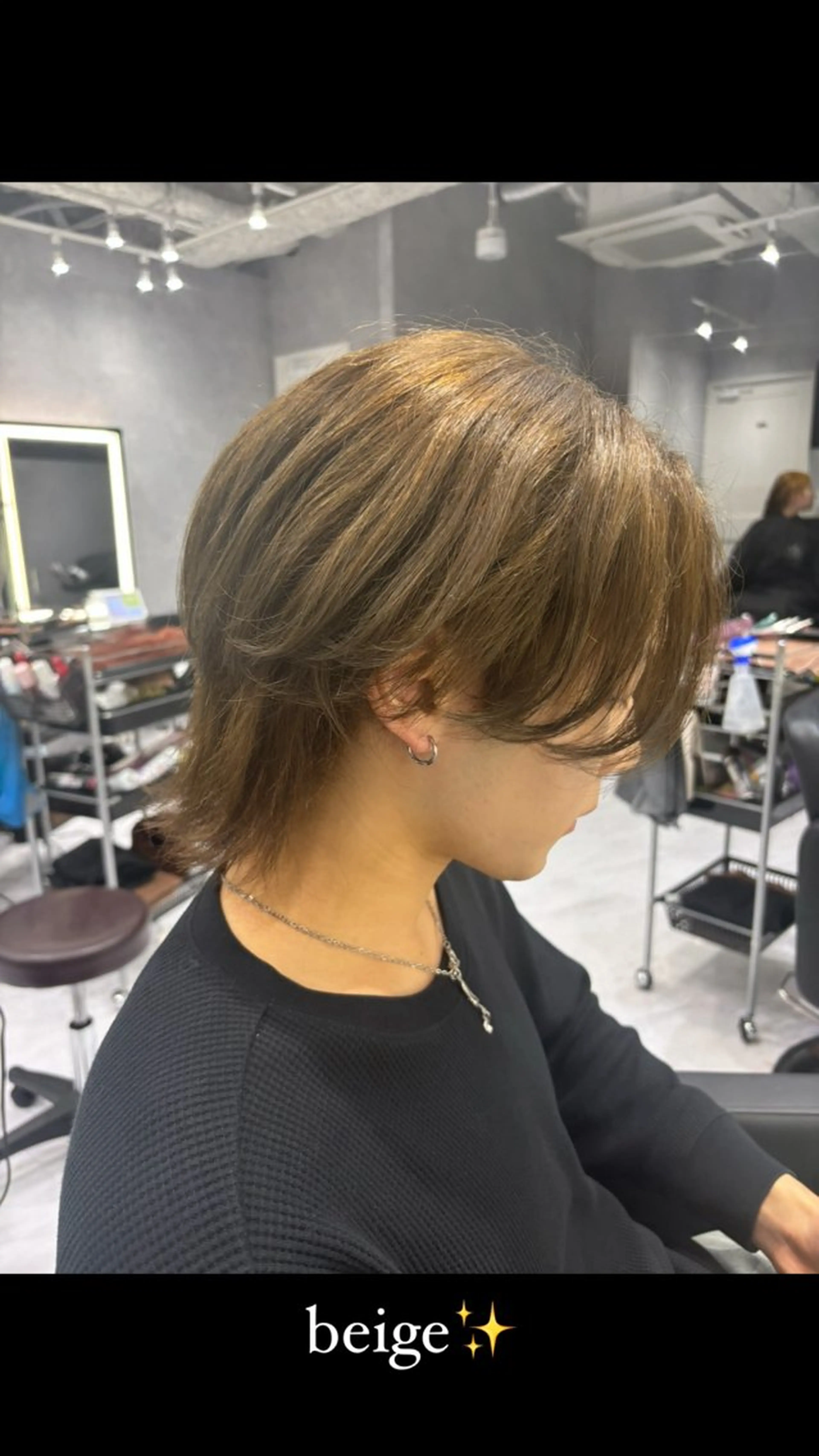 カラー メンズ 山田 瑛司のヘアスタイル