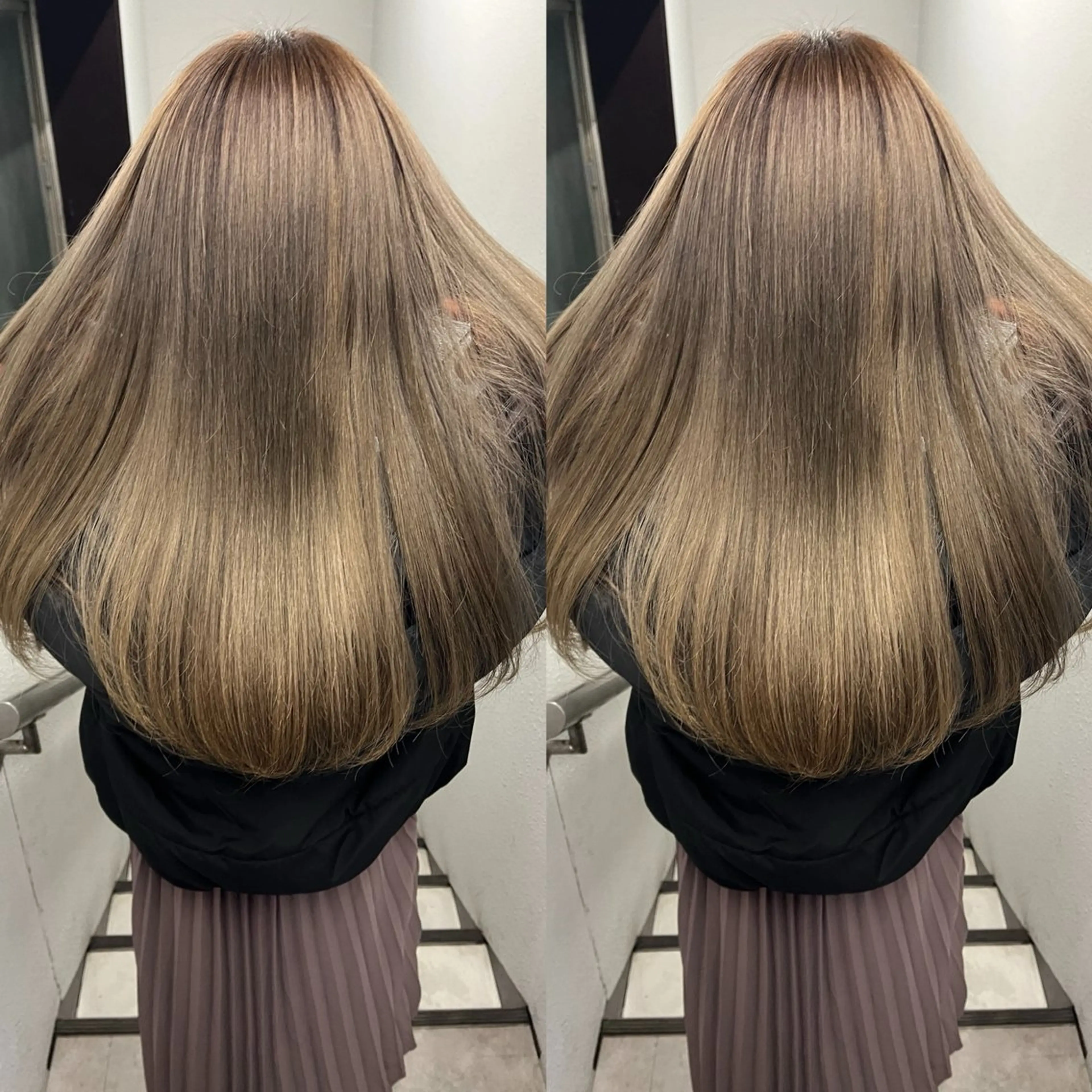 ロング ヘアカラー トリートメント 💗レイヤーショート ボブ艶髪/竜也💗のヘアスタイル