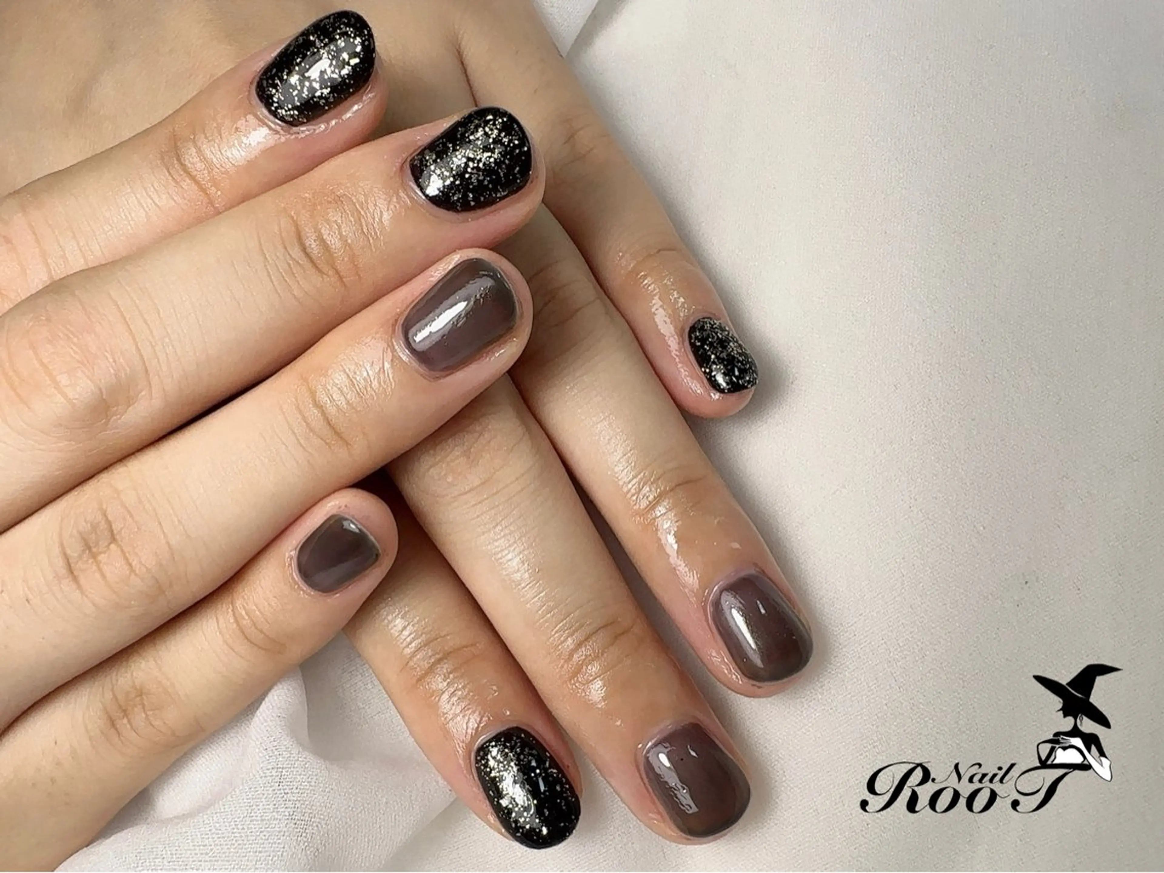ネイル ラメ(グリッター) ハンドネイル RooT Nailのネイルデザイン