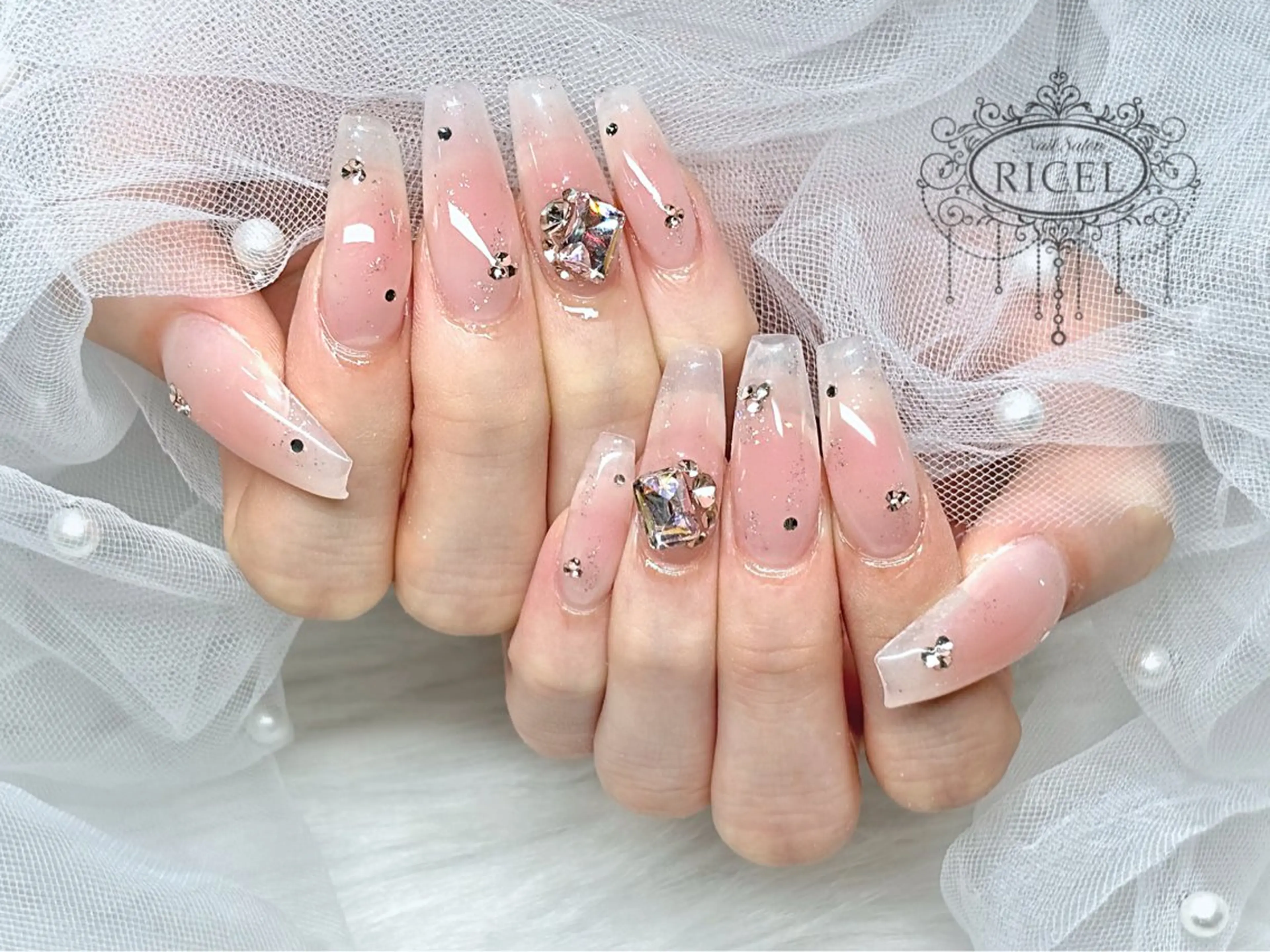 ネイル Nail Salon Ricel所属・WAKANA ‎𖤐 ̖́-‬のネイルデザイン