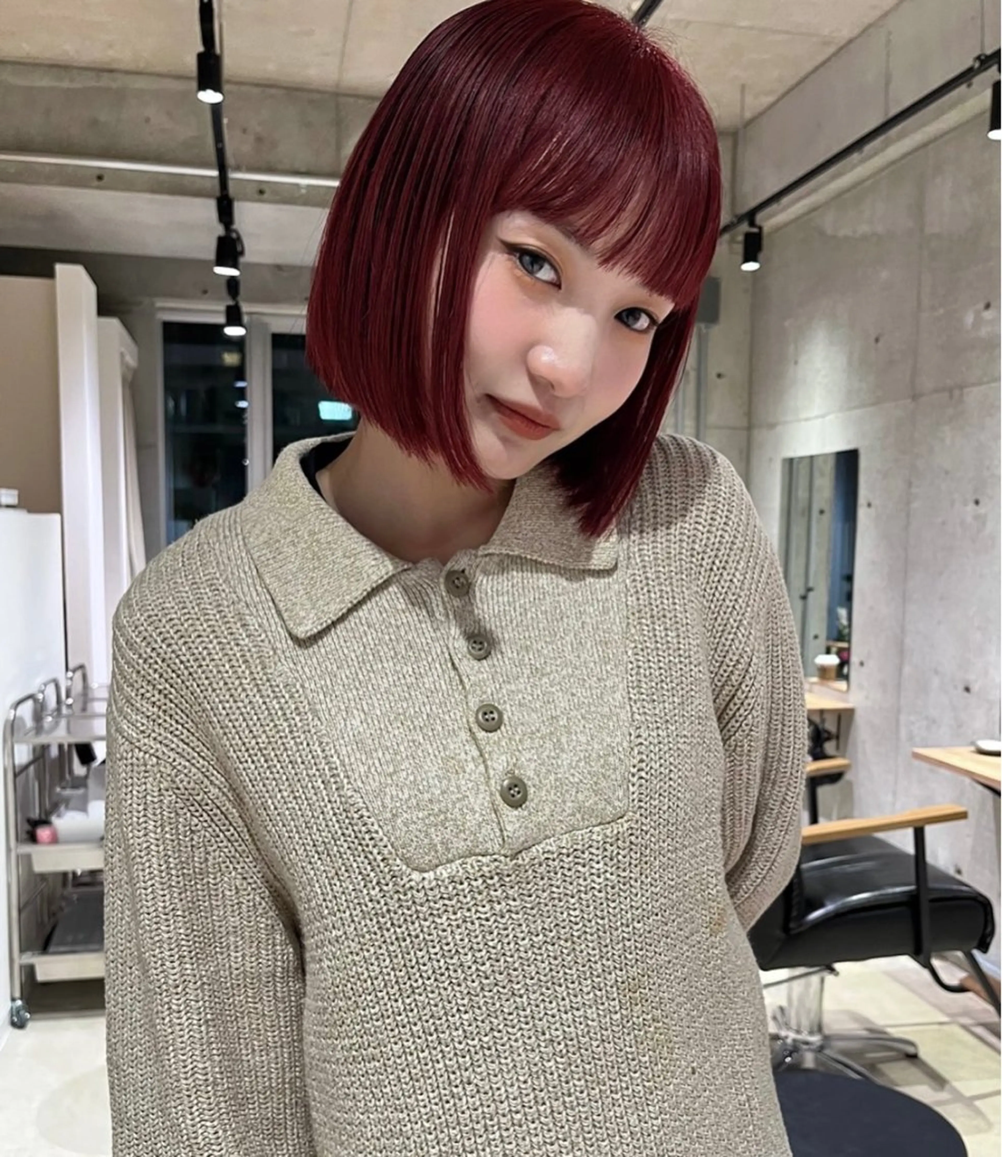 カラー ヘアカラー sliver ・siki /YUIのヘアスタイル