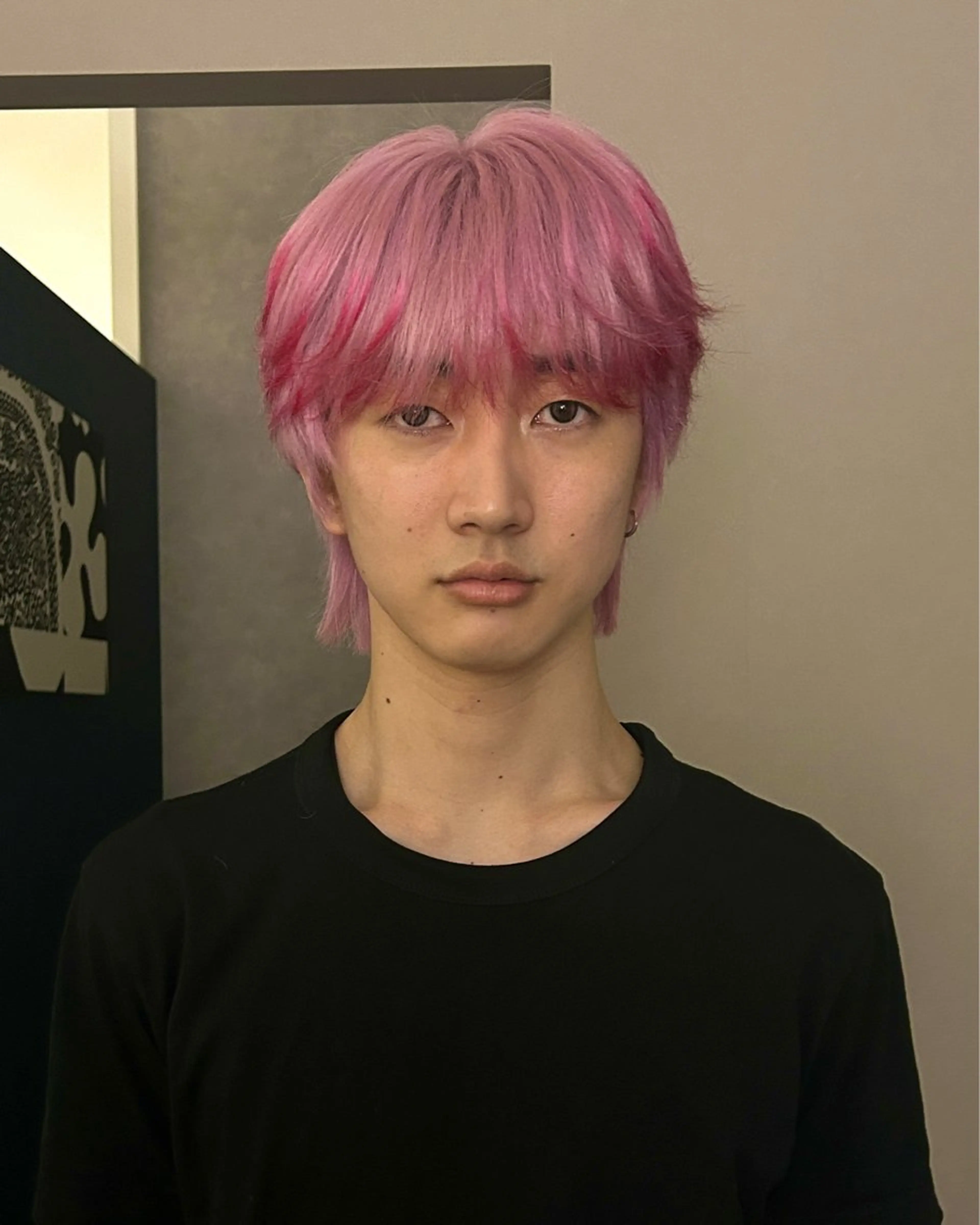 ショート メンズ ヘアカラー OPS  hair 西新店所属・藤本 航大のヘアスタイル