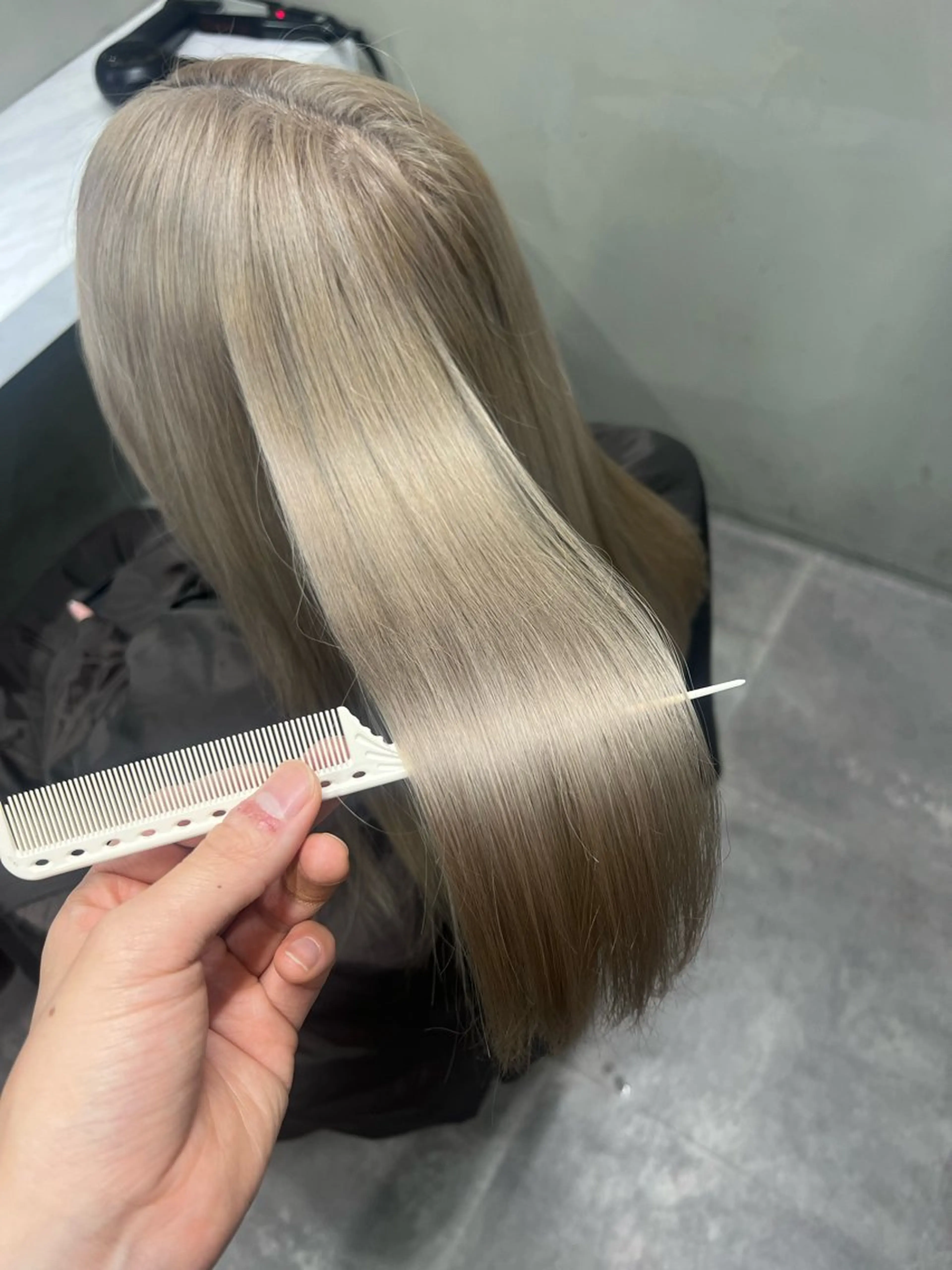 ロング 髪質改善 トリートメント 顔周り/髪質改善特化 /  店長 河井雄貴のヘアスタイル